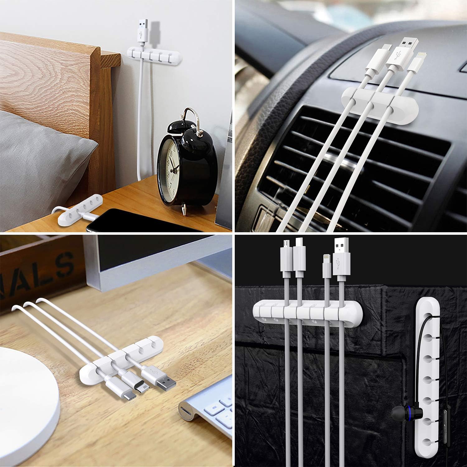 Soulwit® Organizer a Clip per Cavo (3 Pezzi) - immagine 5