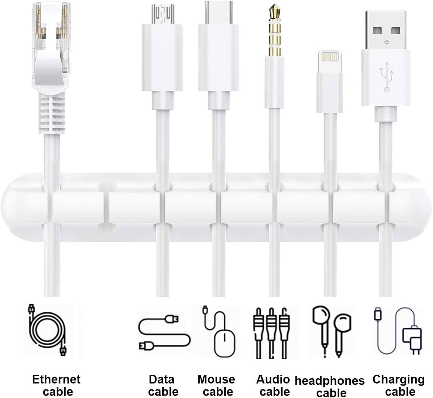 Soulwit® Organizer a Clip per Cavo (3 Pezzi) - immagine 6