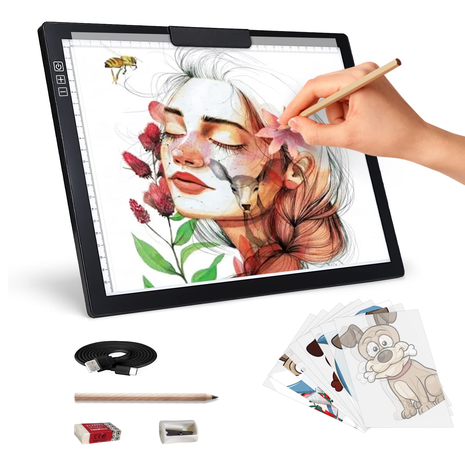 Tavolino Luminoso A4 Senza Fili a Batteria