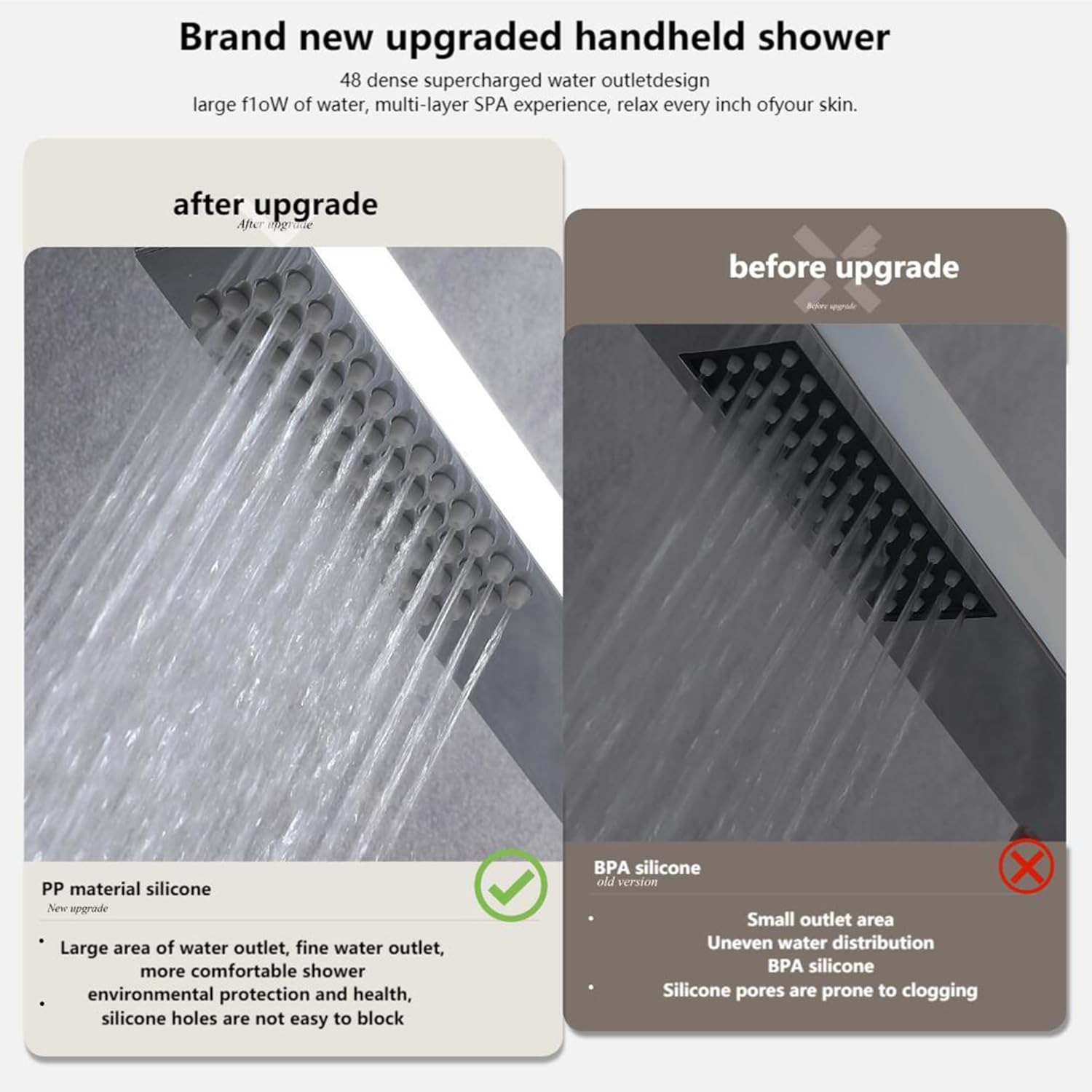 Miscelatore Vasca a Cascata da Incasso a Parete - immagine 4