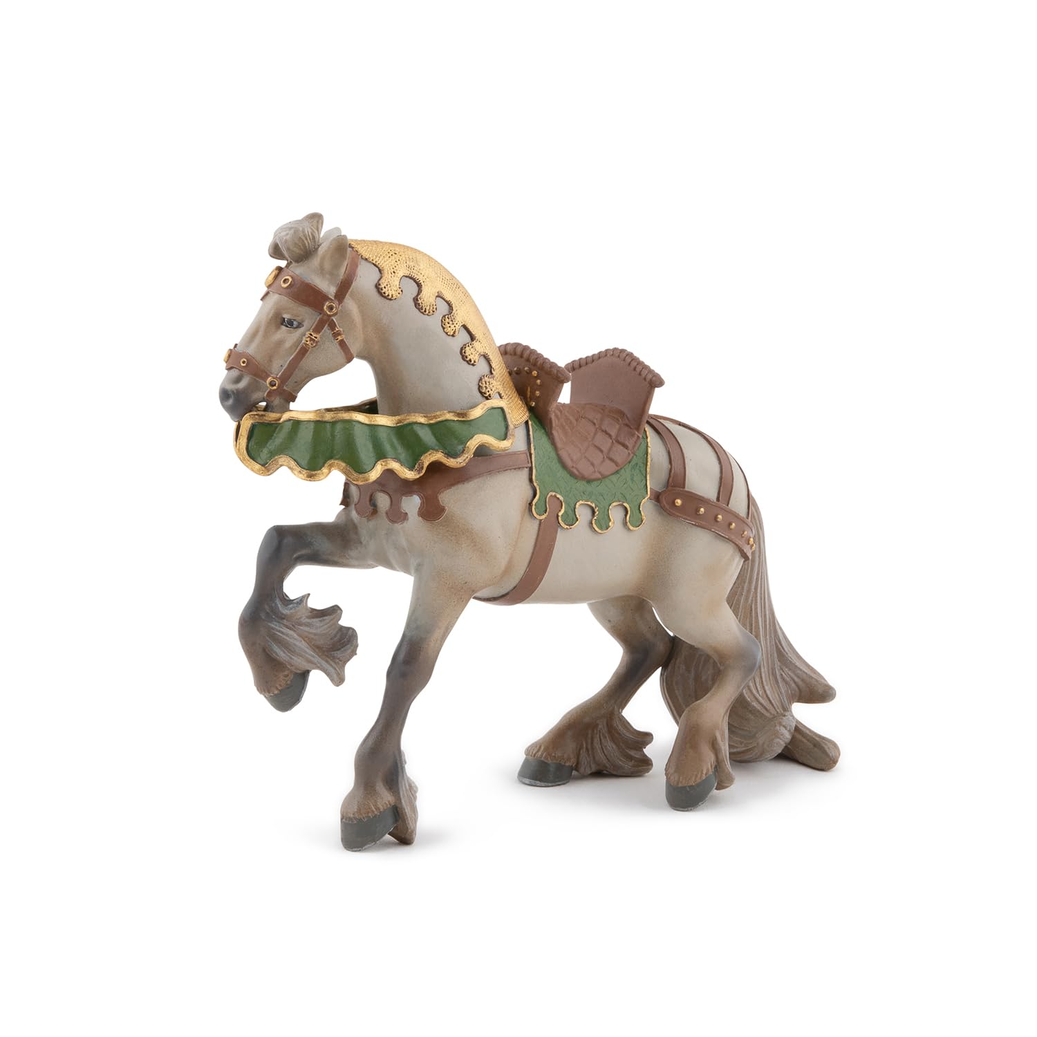 Papo - Statuetta Cavallo di Robin Hood Realistica - 3 Anni + - Collezione Fantastico & Medievale - Gioco Creativo Avventura Medievale - Idea Regalo Giocattolo Bambina Bambino