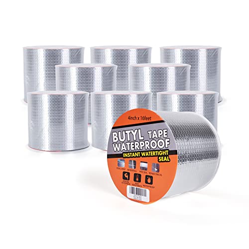 Tapebear Nastro Butilico Impermeabile Argento 100mm*5m