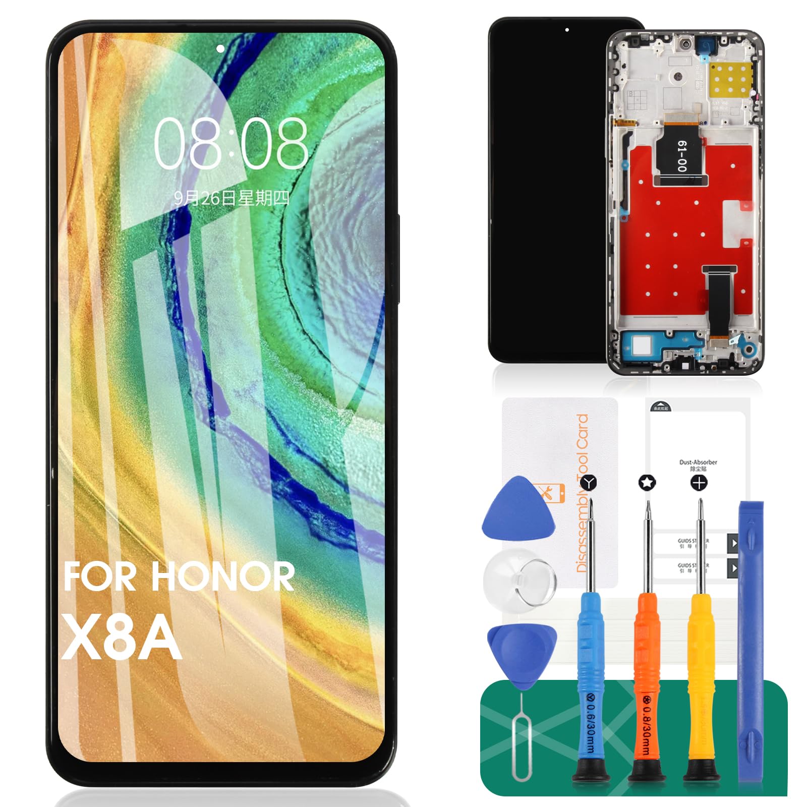 Schermo LCD di Ricambio per Huawei Honor X8a 2023