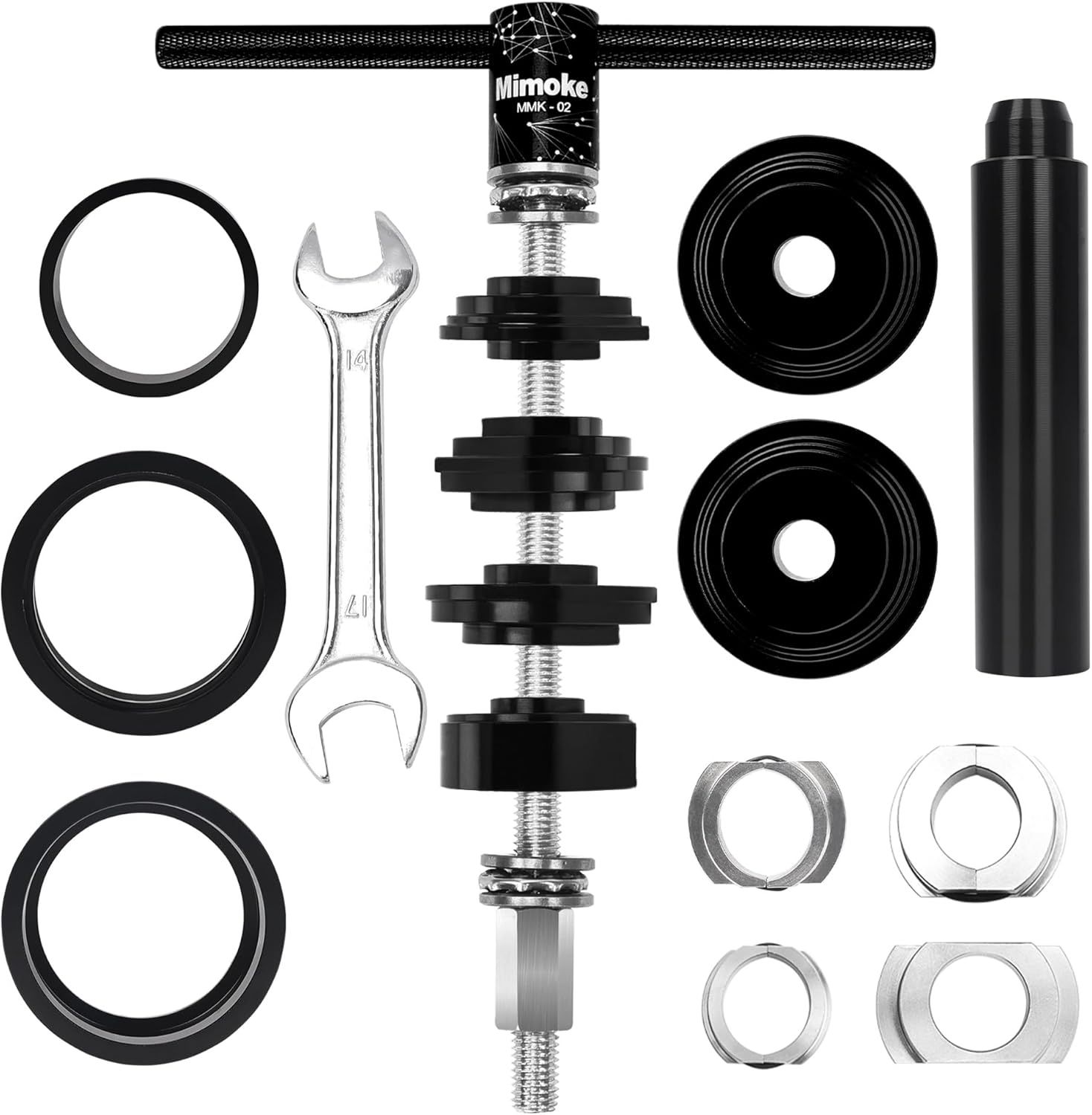 Mimoke Kit Inferiore Bicicletta per Supporto BB - immagine 1