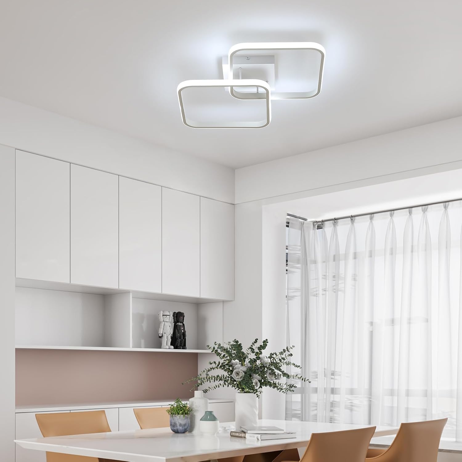 Osairous Plafoniera LED Soffitto 42W 4700LM 64CM - immagine 3