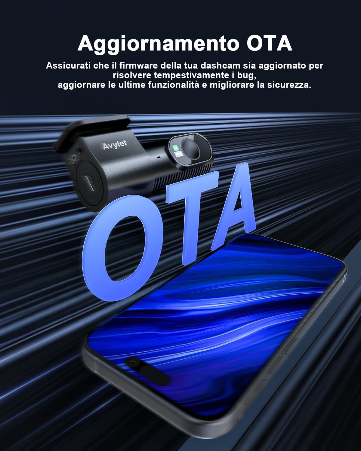 Dash Cam Auto 4K+1080P Doppia Telecamera 170°+150° - immagine 7