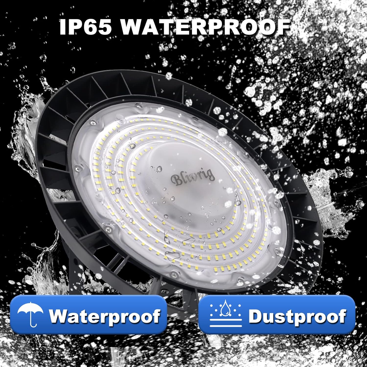 Lampada LED da Officina UFO 200W IP65 Impermeabile - immagine 4