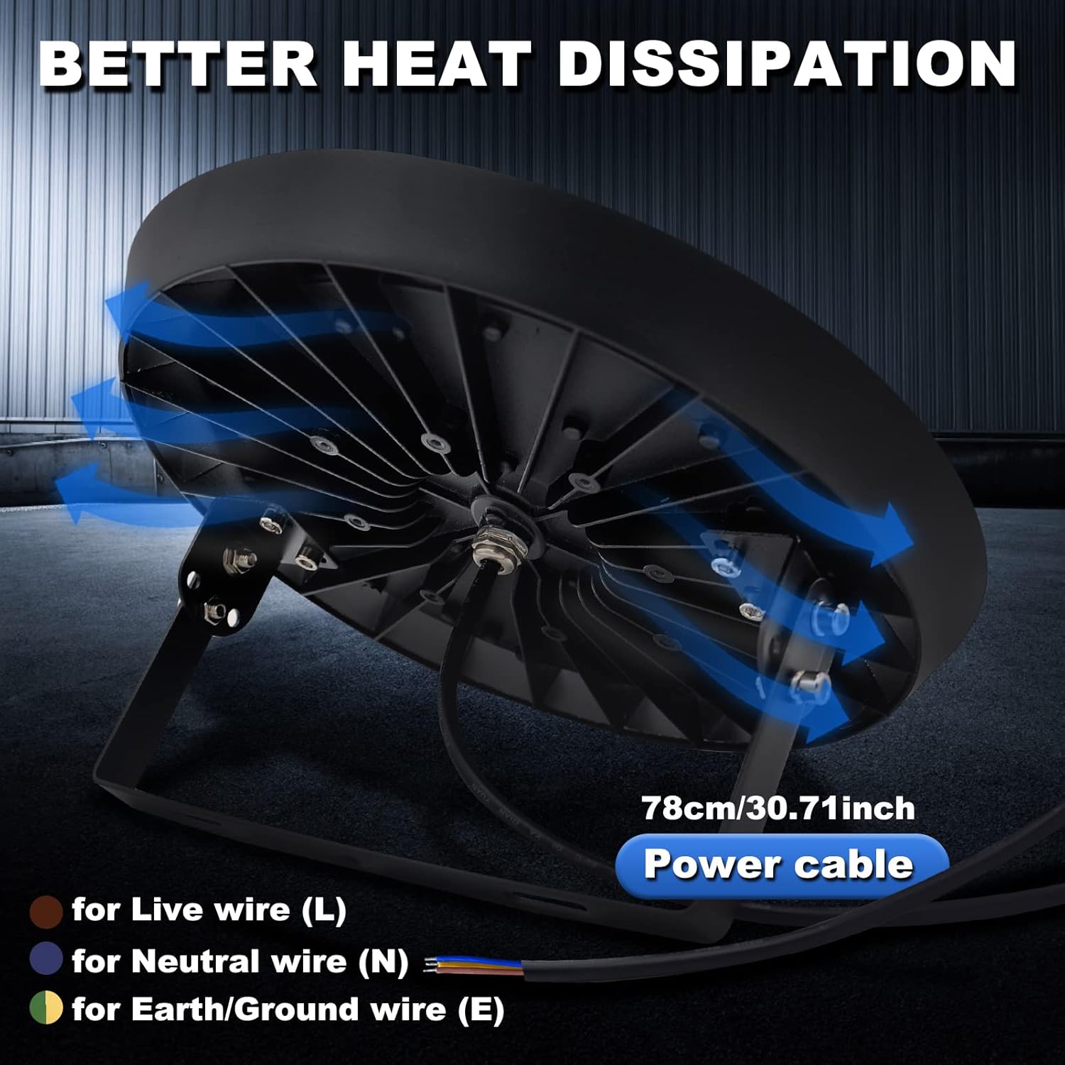 Lampada LED da Officina UFO 200W IP65 Impermeabile - immagine 6