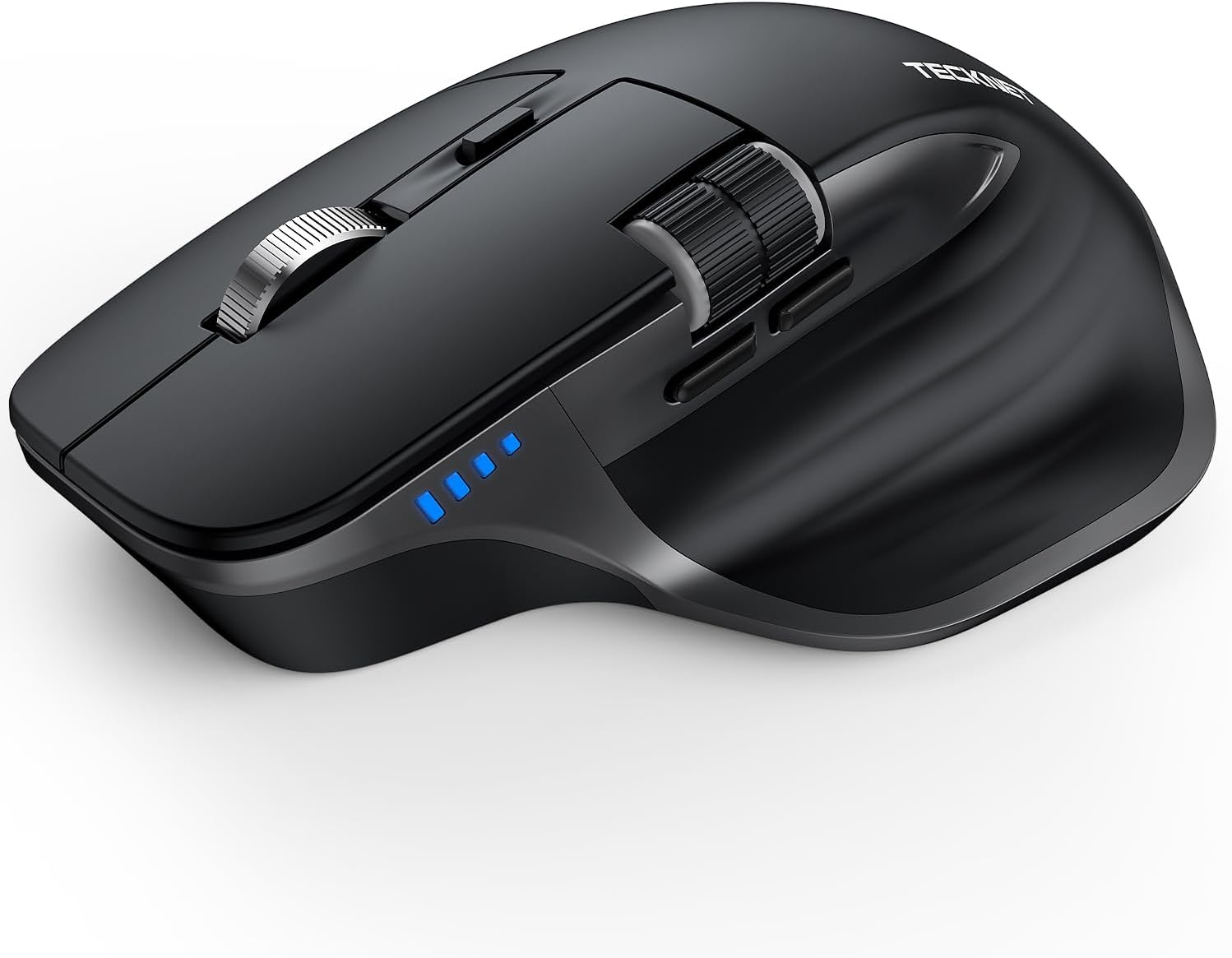 Tecknet Mouse Wireless Bluetooth 4800 DPI, Nero - immagine 1