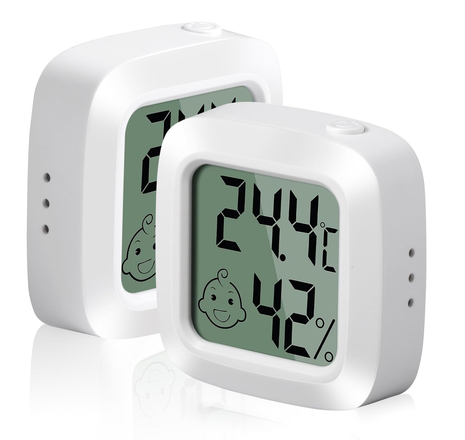 Vinabo 2 Pezzi Igrometro Termometro Digitale Portatile