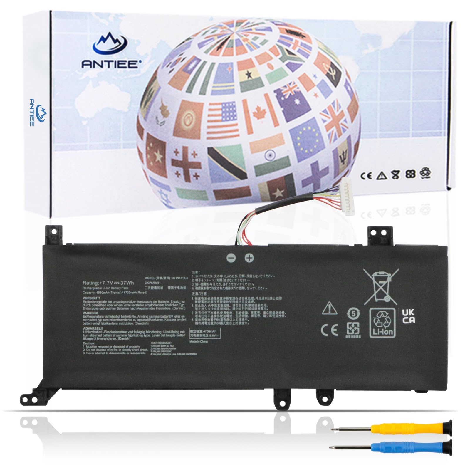 Antiee B21N1818-3 Batteria per ASUS VivoBook