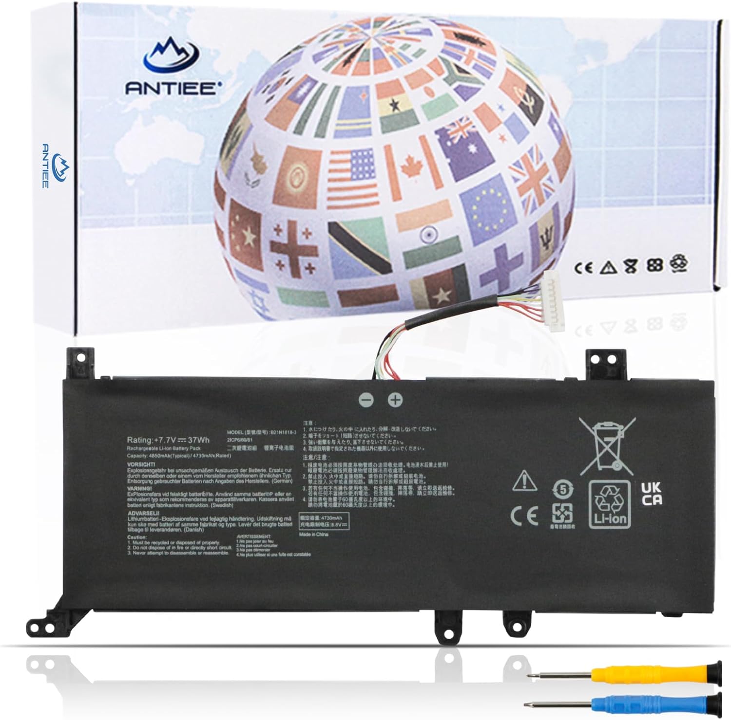 Antiee B21N1818-3 Batteria per ASUS VivoBook - immagine 1