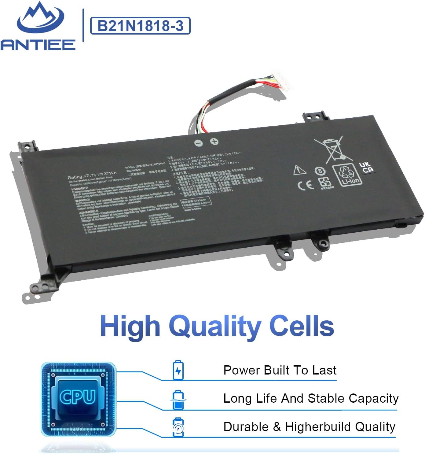 Antiee B21N1818-3 Batteria per ASUS VivoBook - immagine 4