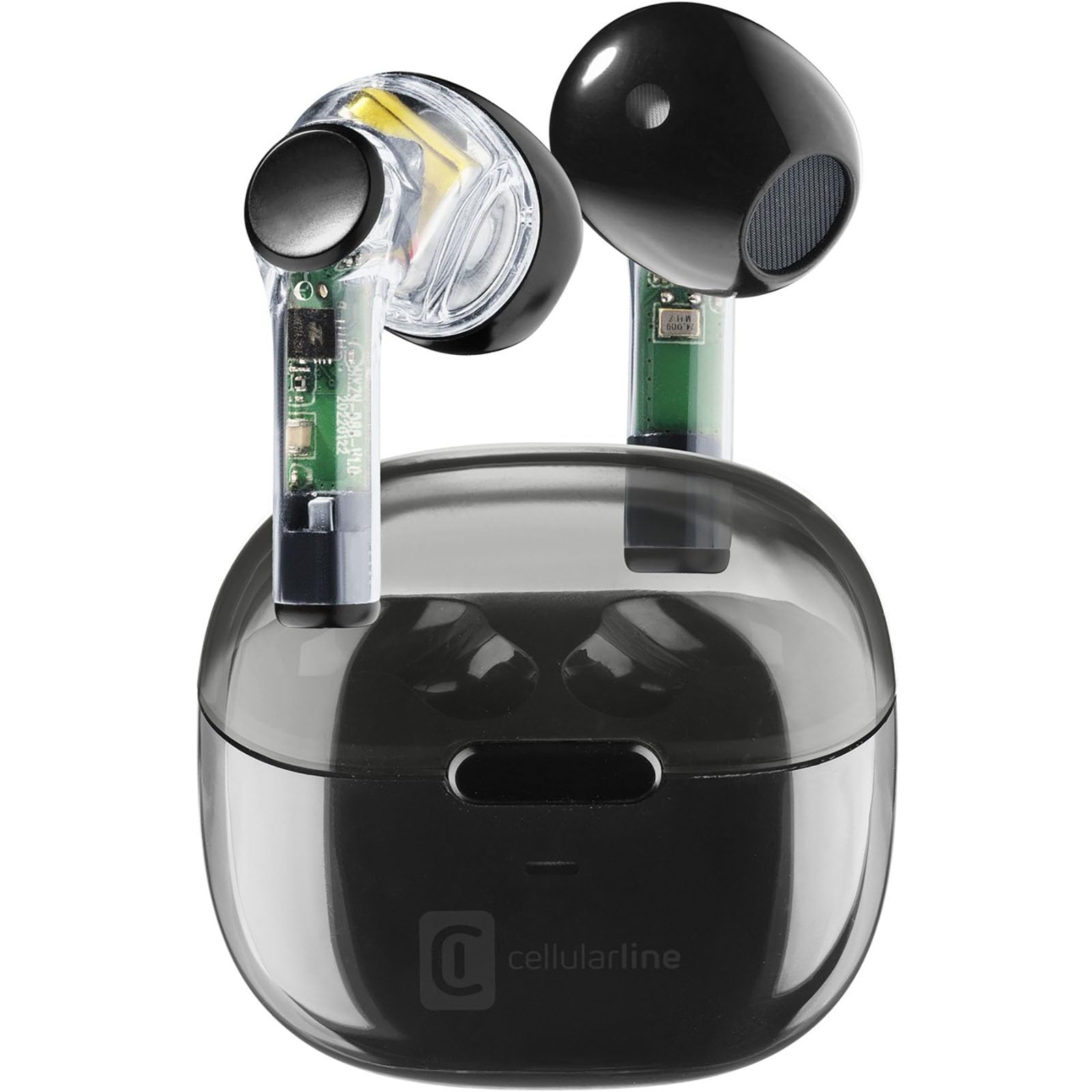 Cellularline FINE Trasparente - Auricolari Bluetooth TWS