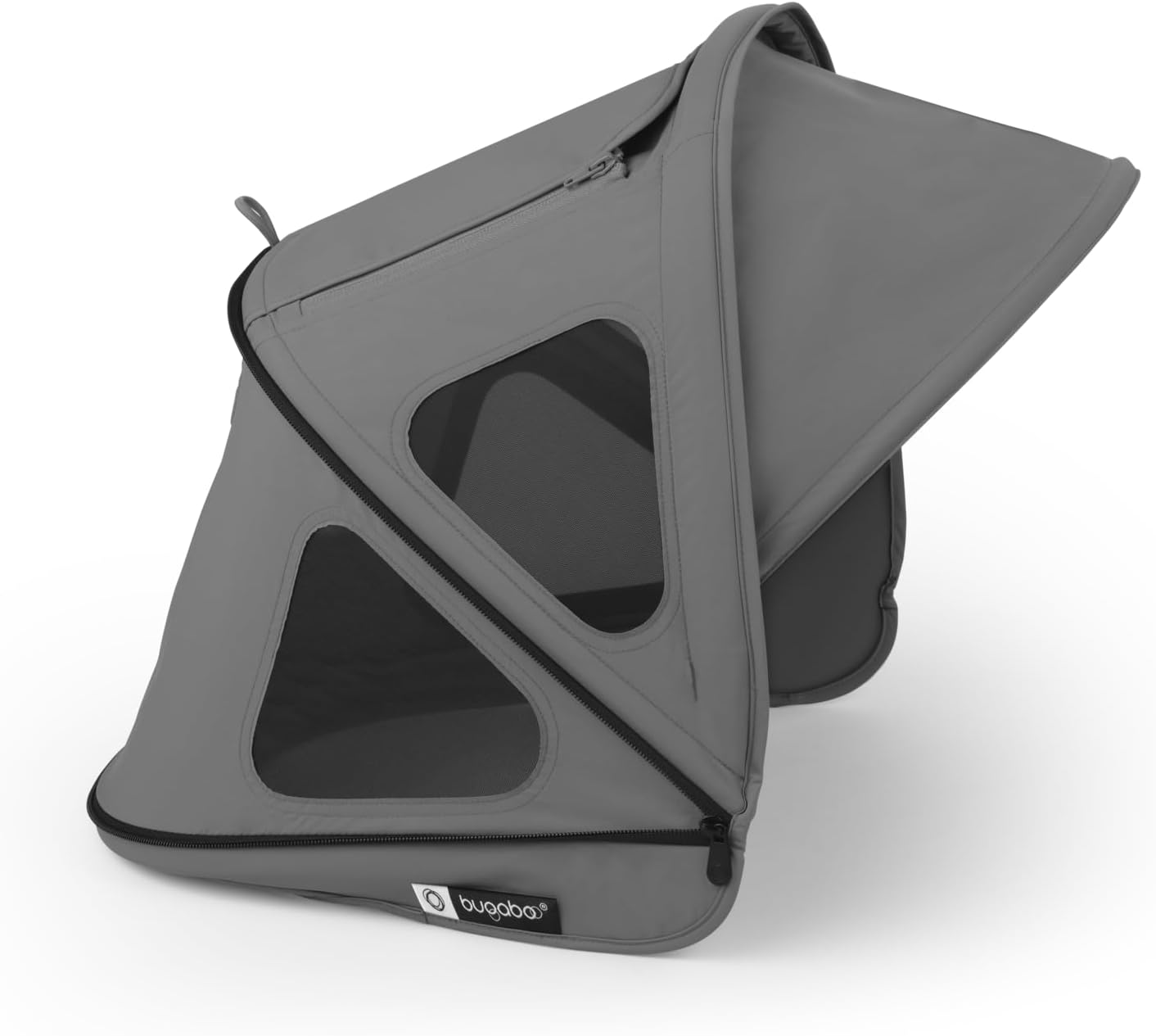 Bugaboo Dragonfly Cappottina Breezy Estensibile, Moon Grey - immagine 1