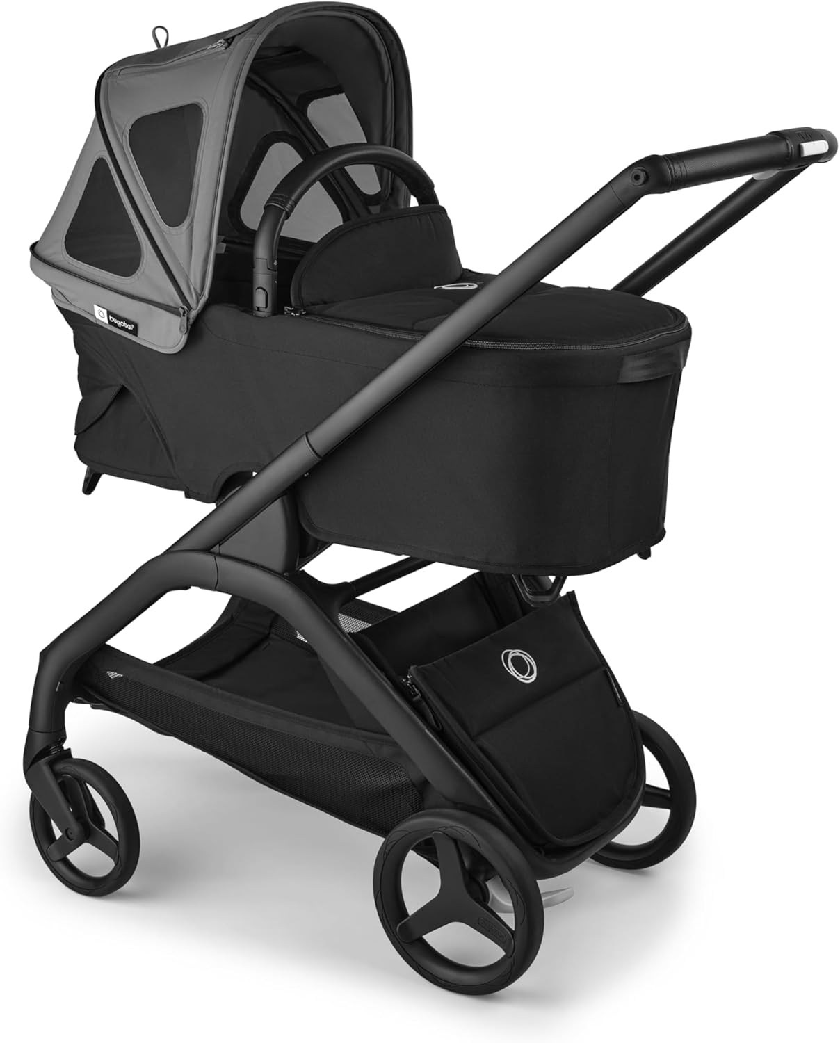 Bugaboo Dragonfly Cappottina Breezy Estensibile, Moon Grey - immagine 4