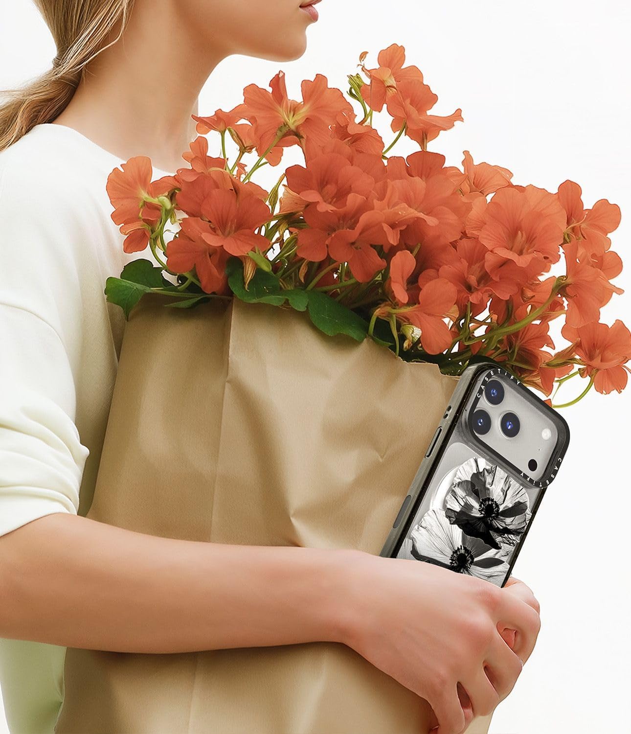 Casetify Impact Ring - Custodia per iPhone 17, Nero - immagine 2