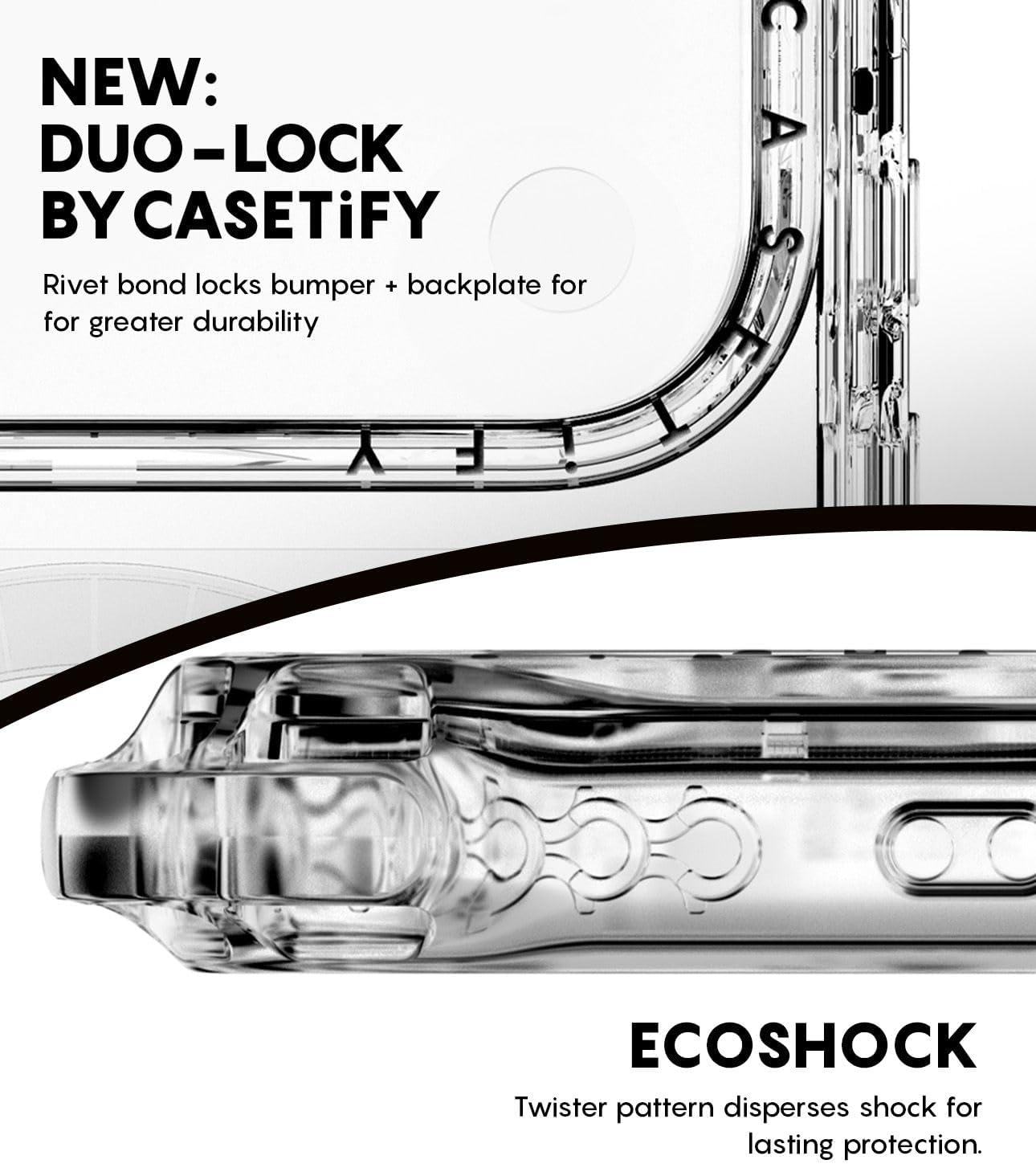 Casetify Impact Ring - Custodia per iPhone 17, Nero - immagine 5