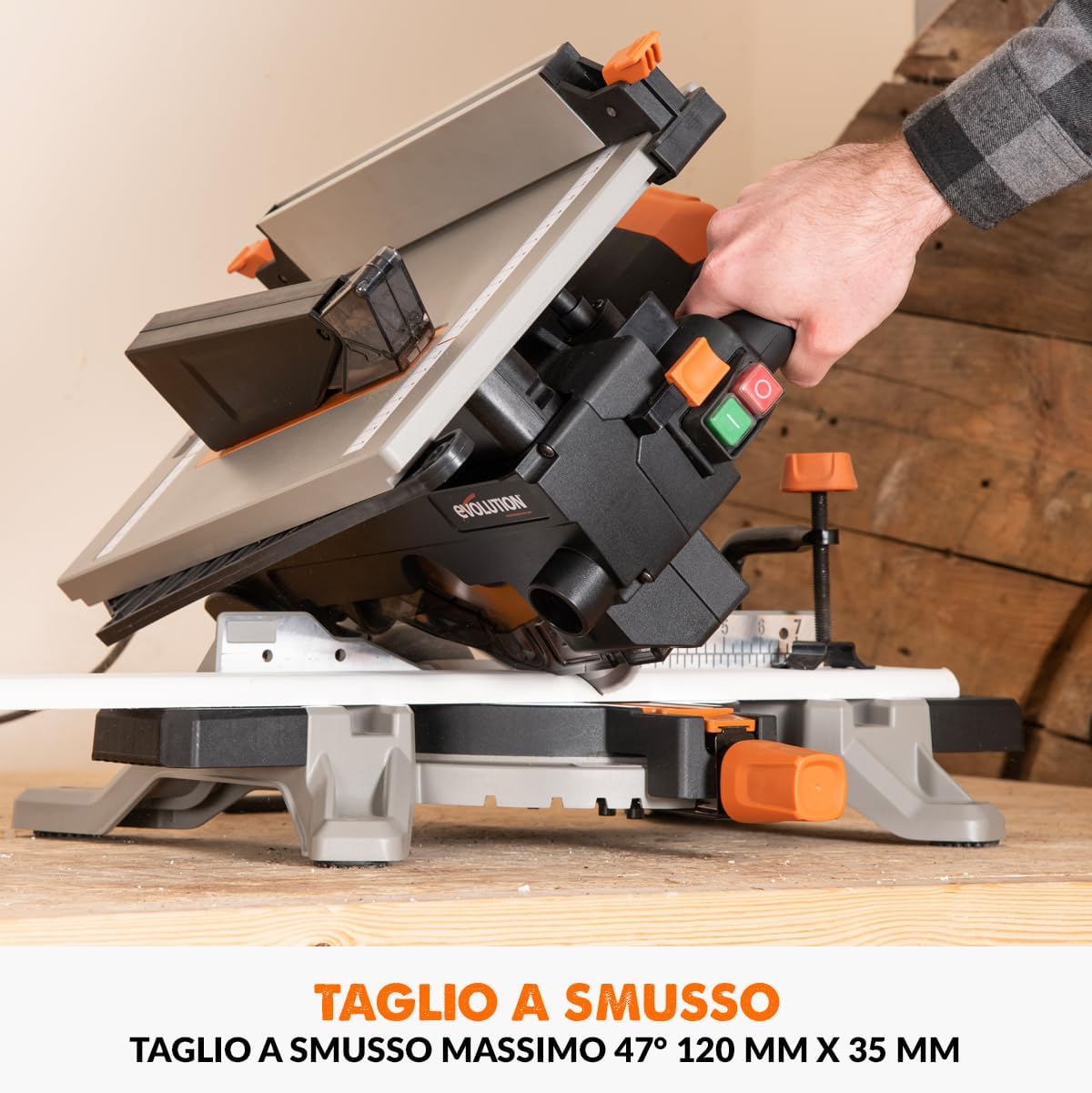 Evolution Power Tools R210MTS-G2 Troncatrice Convertibile - immagine 4