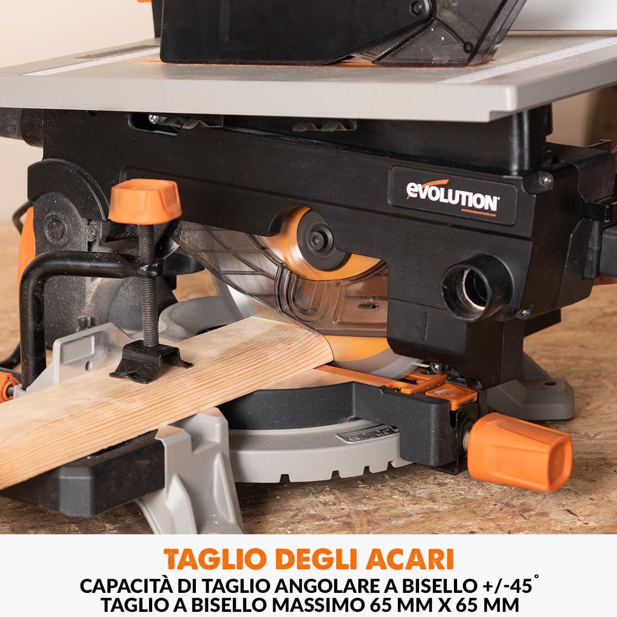 Evolution Power Tools R210MTS-G2 Troncatrice Convertibile - immagine 7