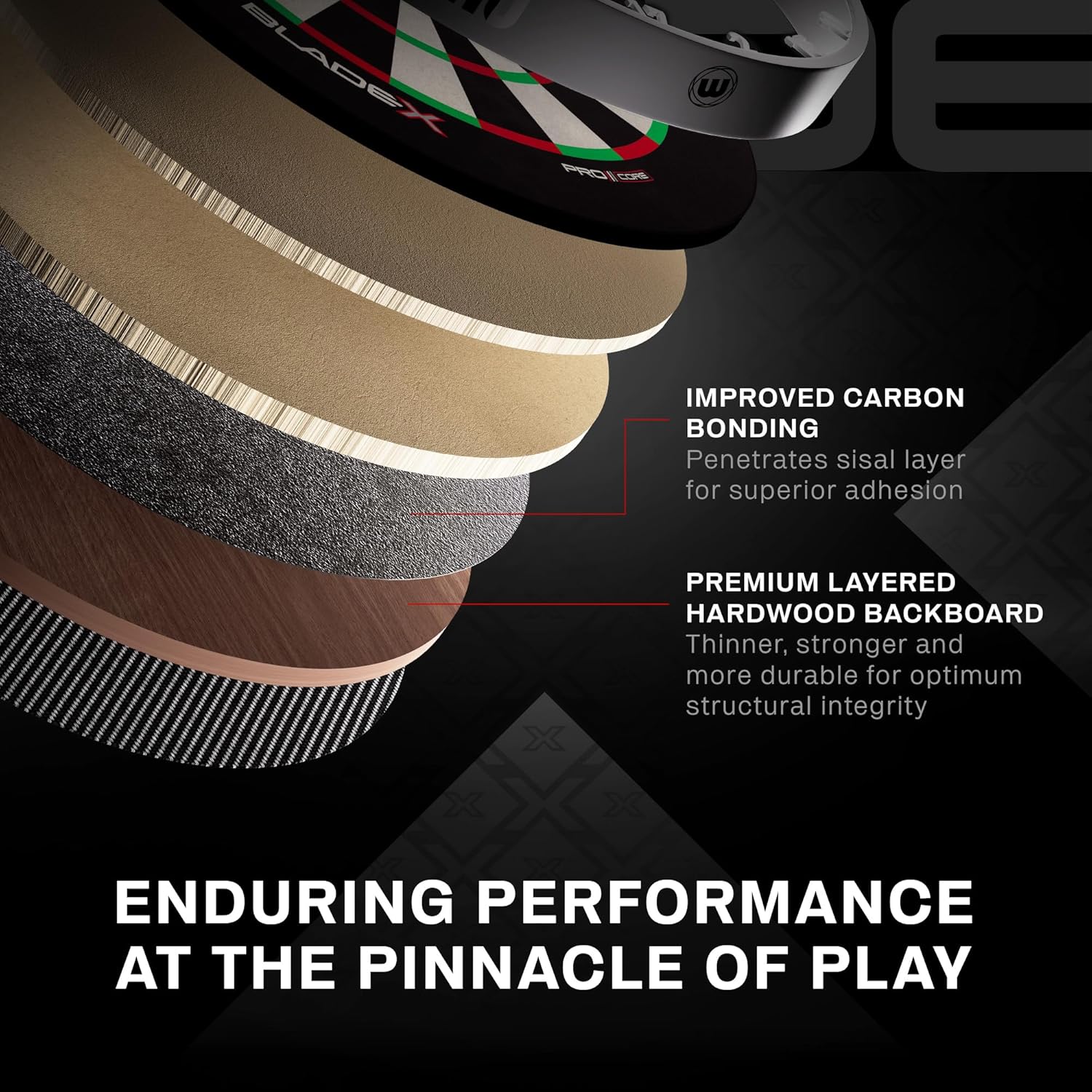 Winmau Blade Series Bersaglio - Freccette Professionali PDC - immagine 4