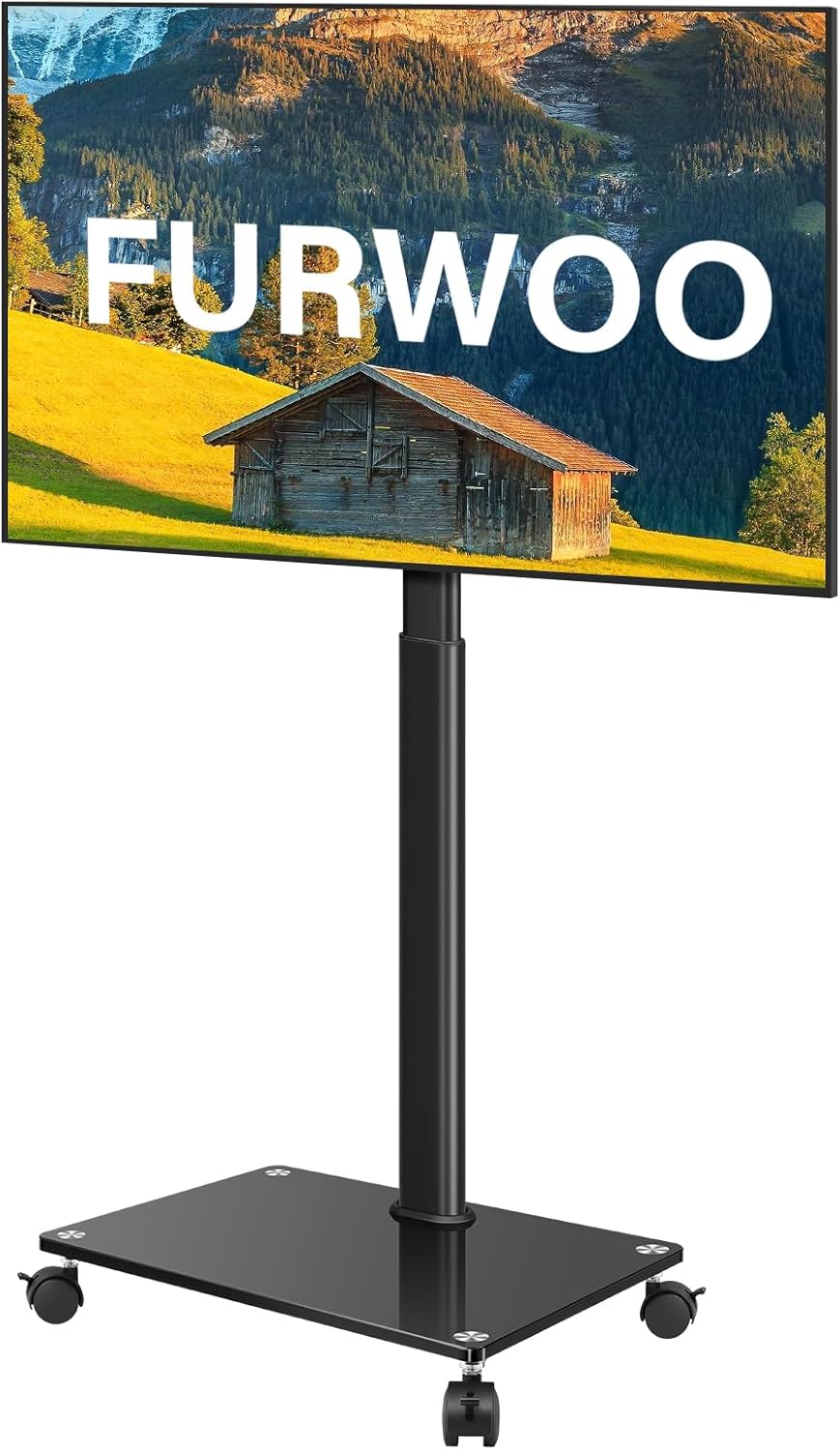 Furwoo Supporto TV da Pavimento con Ruote 27-65 pollici