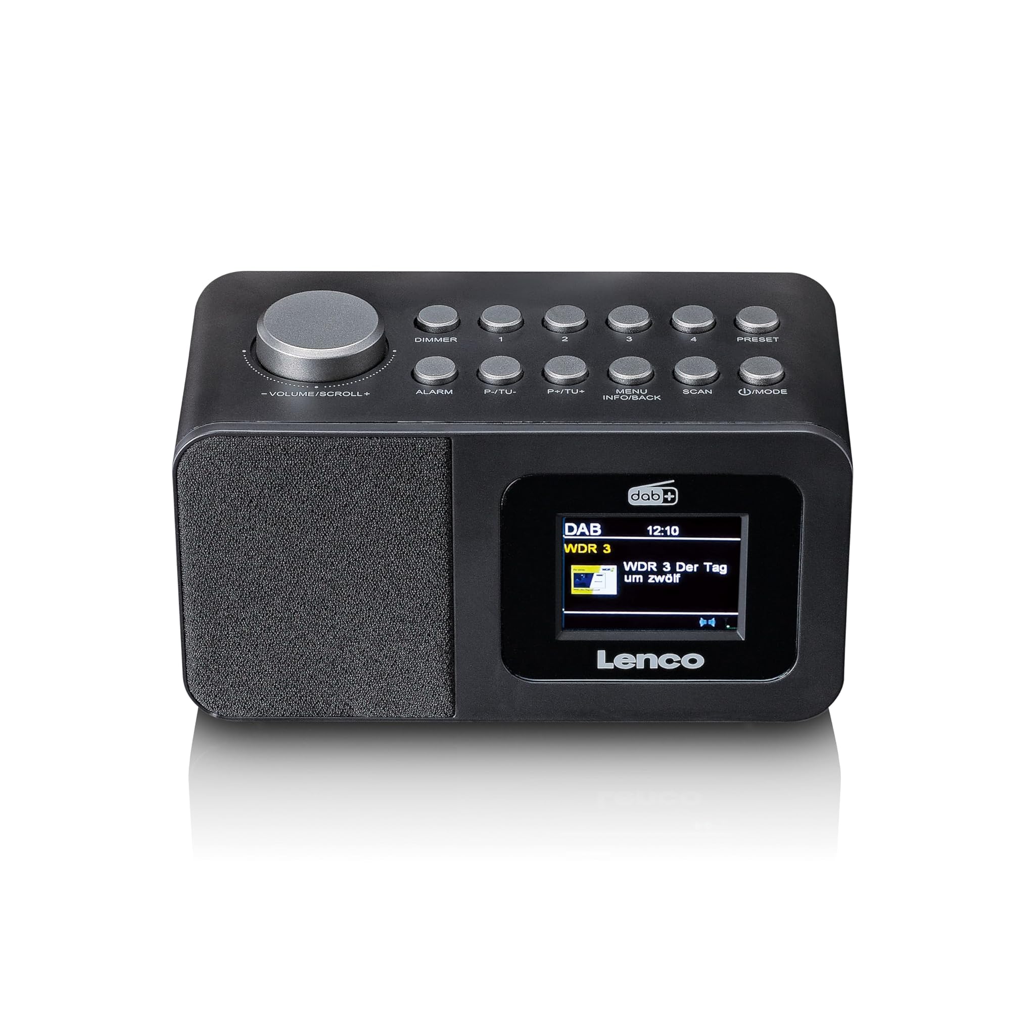 Lenco CR-625BK Radiosveglia DAB+/FM Nera