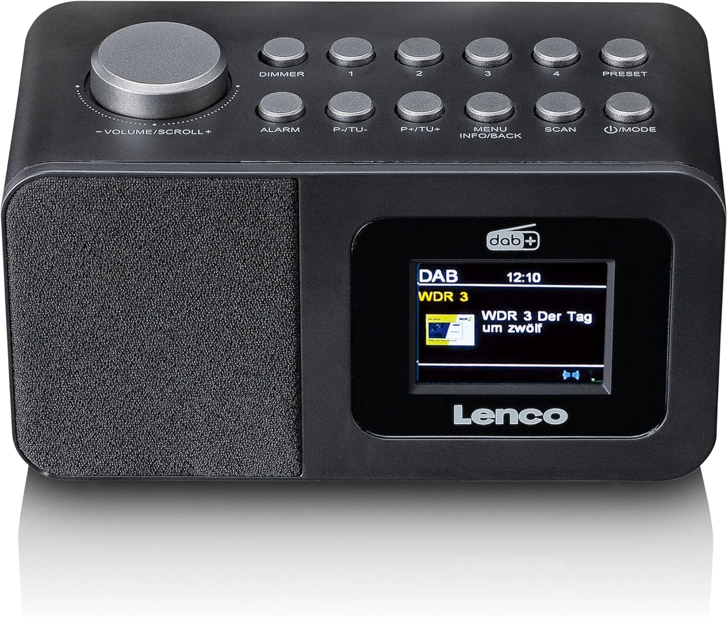 Lenco CR-625BK Radiosveglia DAB+/FM Nera - immagine 1