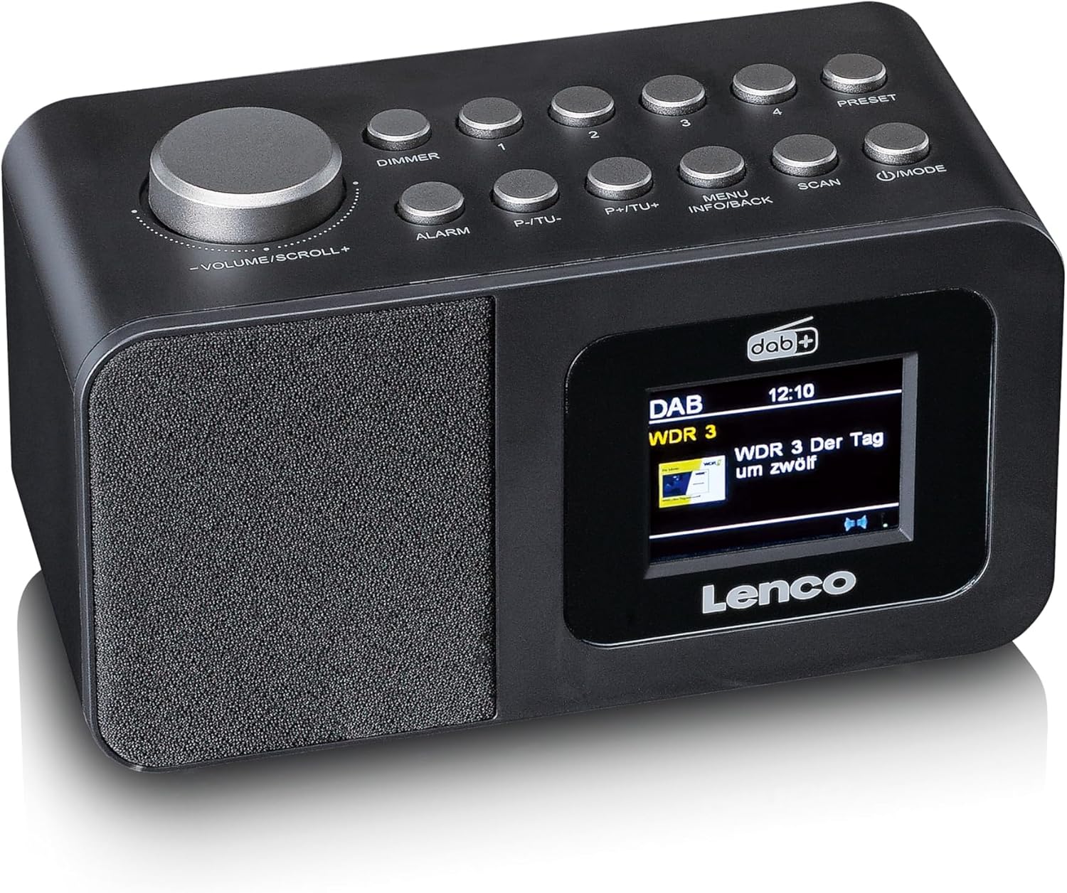 Lenco CR-625BK Radiosveglia DAB+/FM Nera - immagine 2