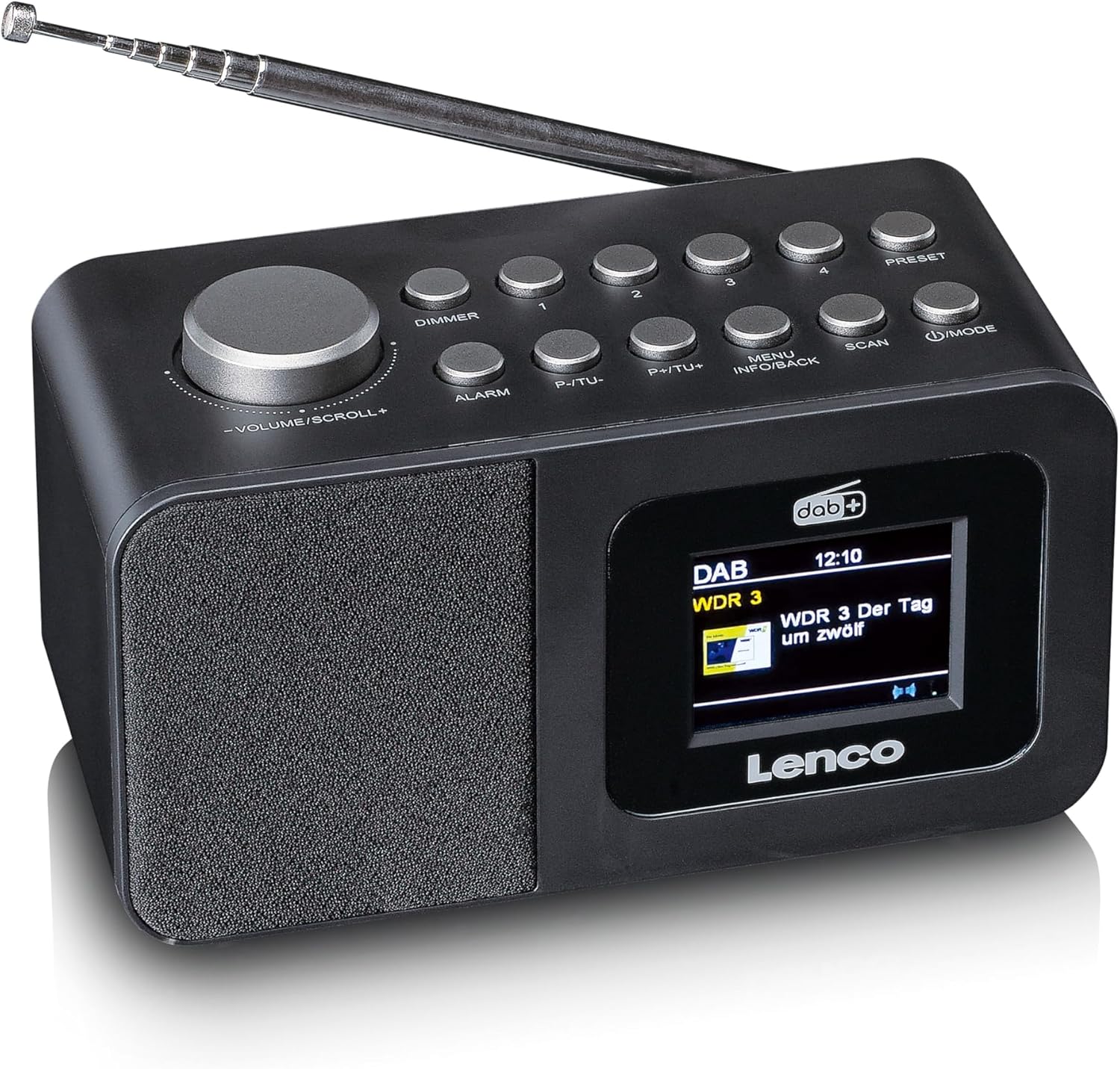 Lenco CR-625BK Radiosveglia DAB+/FM Nera - immagine 4