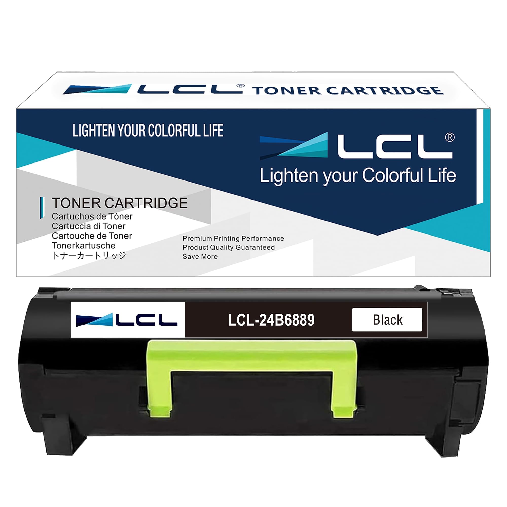 LCL 24B6889 Cartuccia Toner Compatible per Lexmark (Nero)