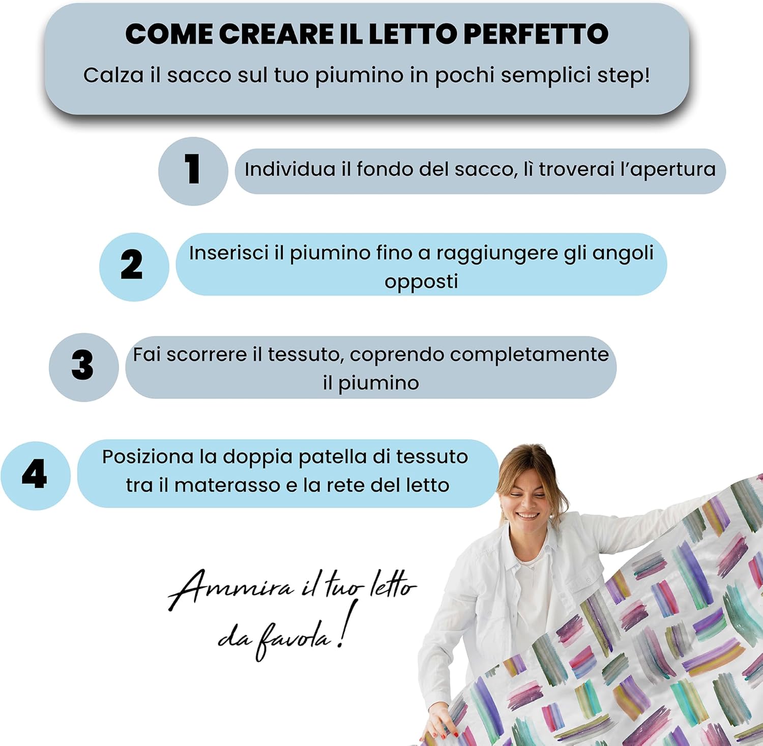 Set Copripiumino Fantasy Singolo, Multicolor - immagine 9