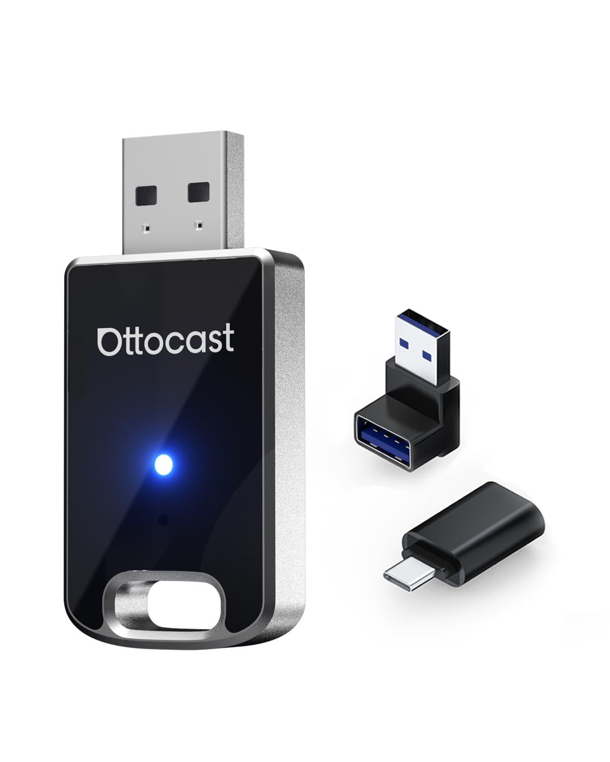 Ottocast Mini Edge 2025 Aggiornato - Adattatore Wireless 2 in 1