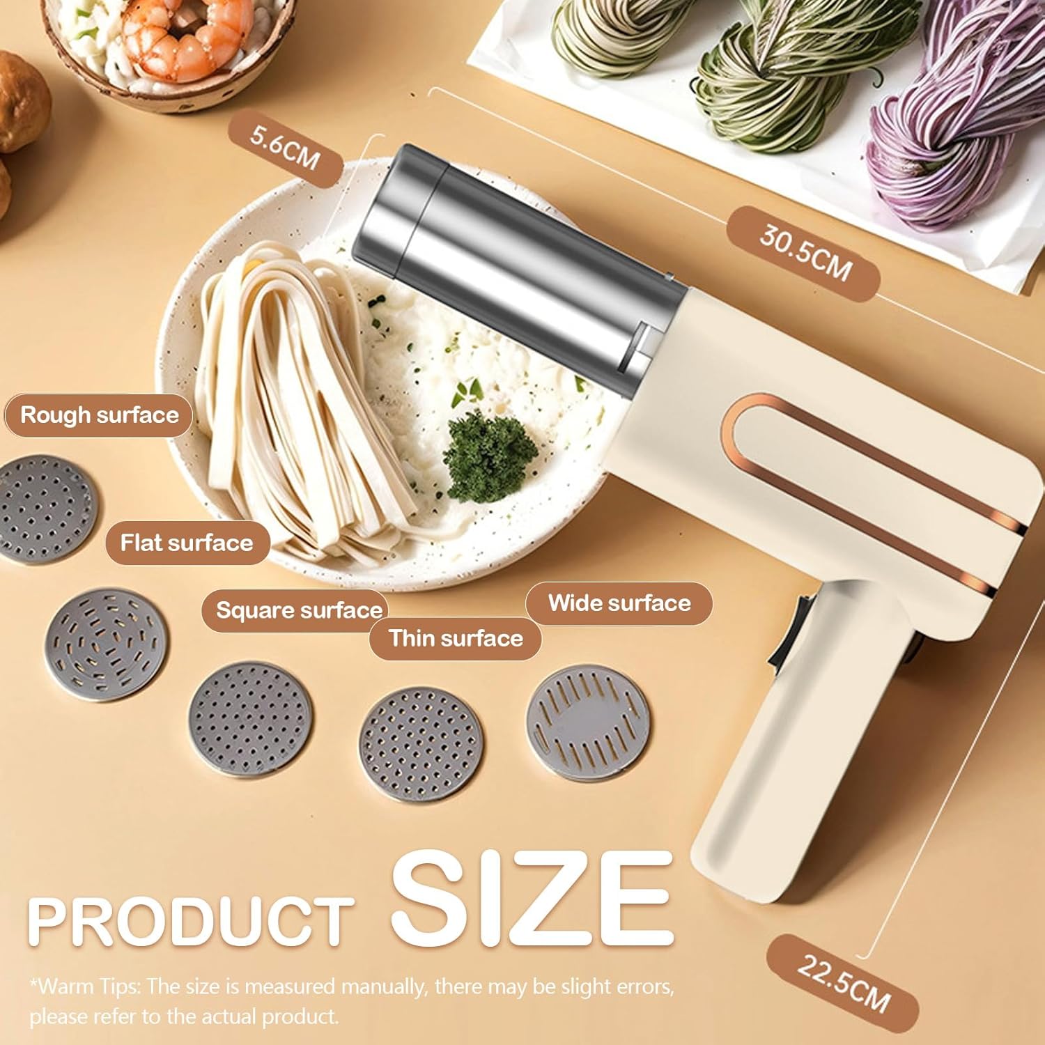 Macchina Per Pasta Elettrica Portatile 40W - immagine 2