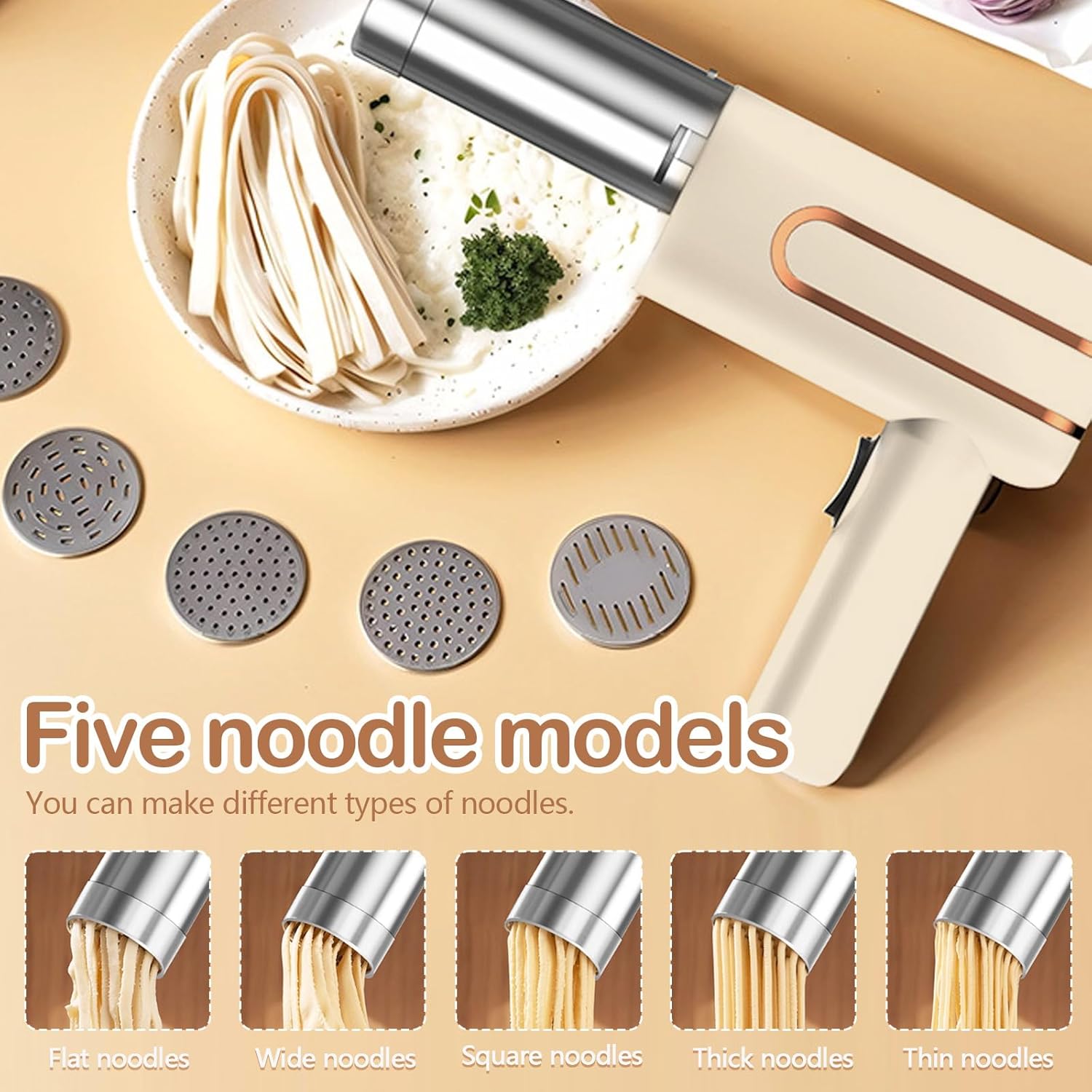 Macchina Per Pasta Elettrica Portatile 40W - immagine 4