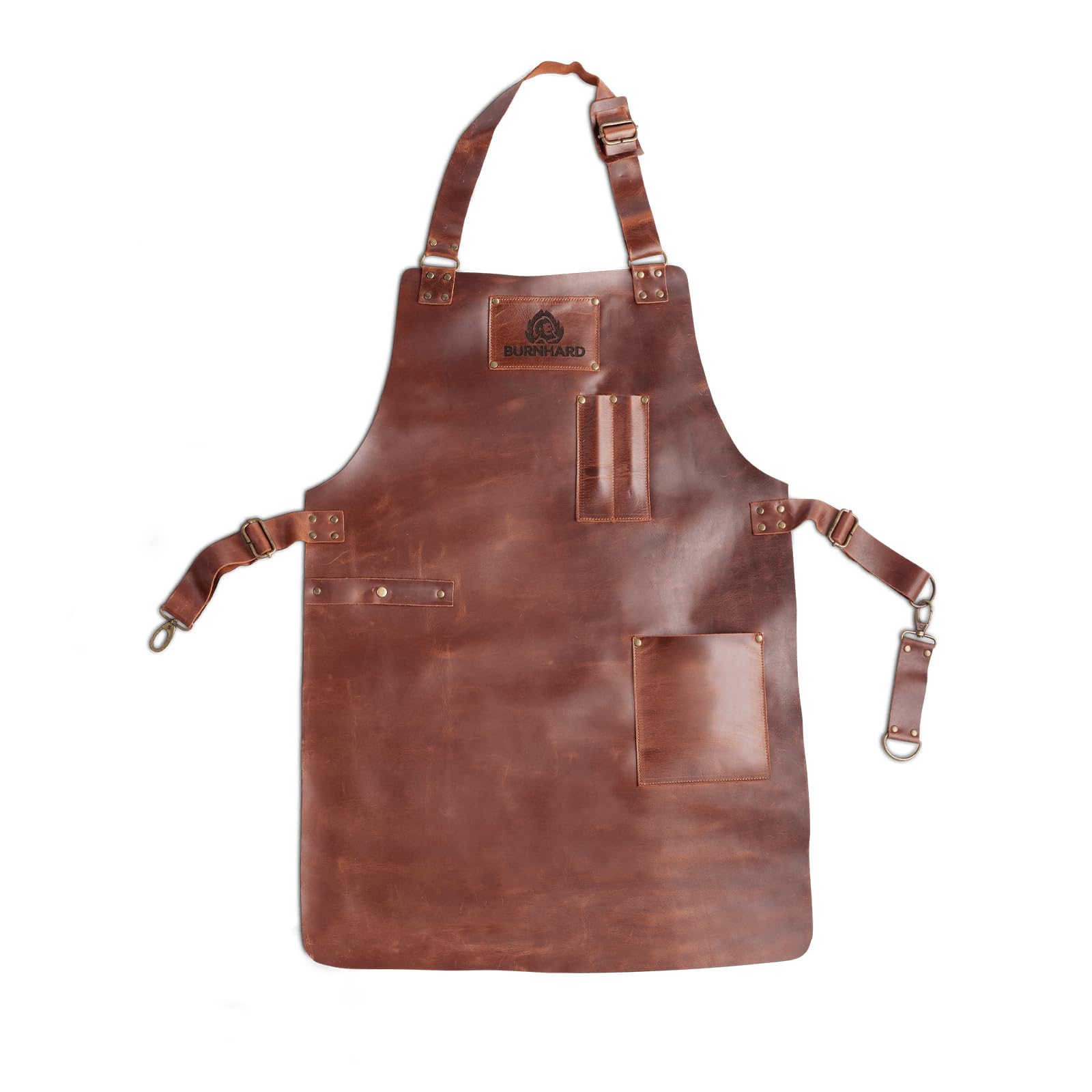 BURNHARD Grembiule da griglia in Pelle