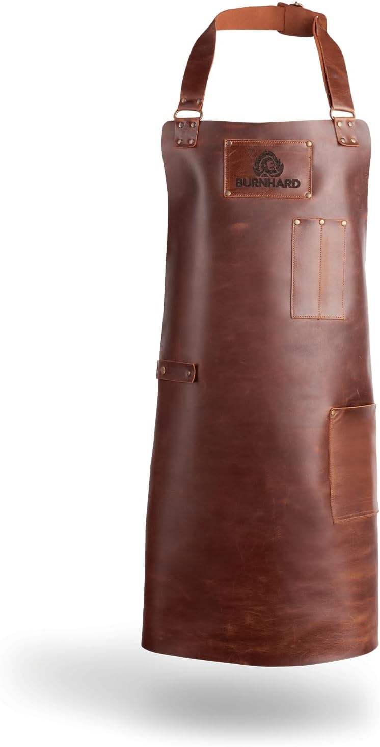 BURNHARD Grembiule da griglia in Pelle - immagine 3