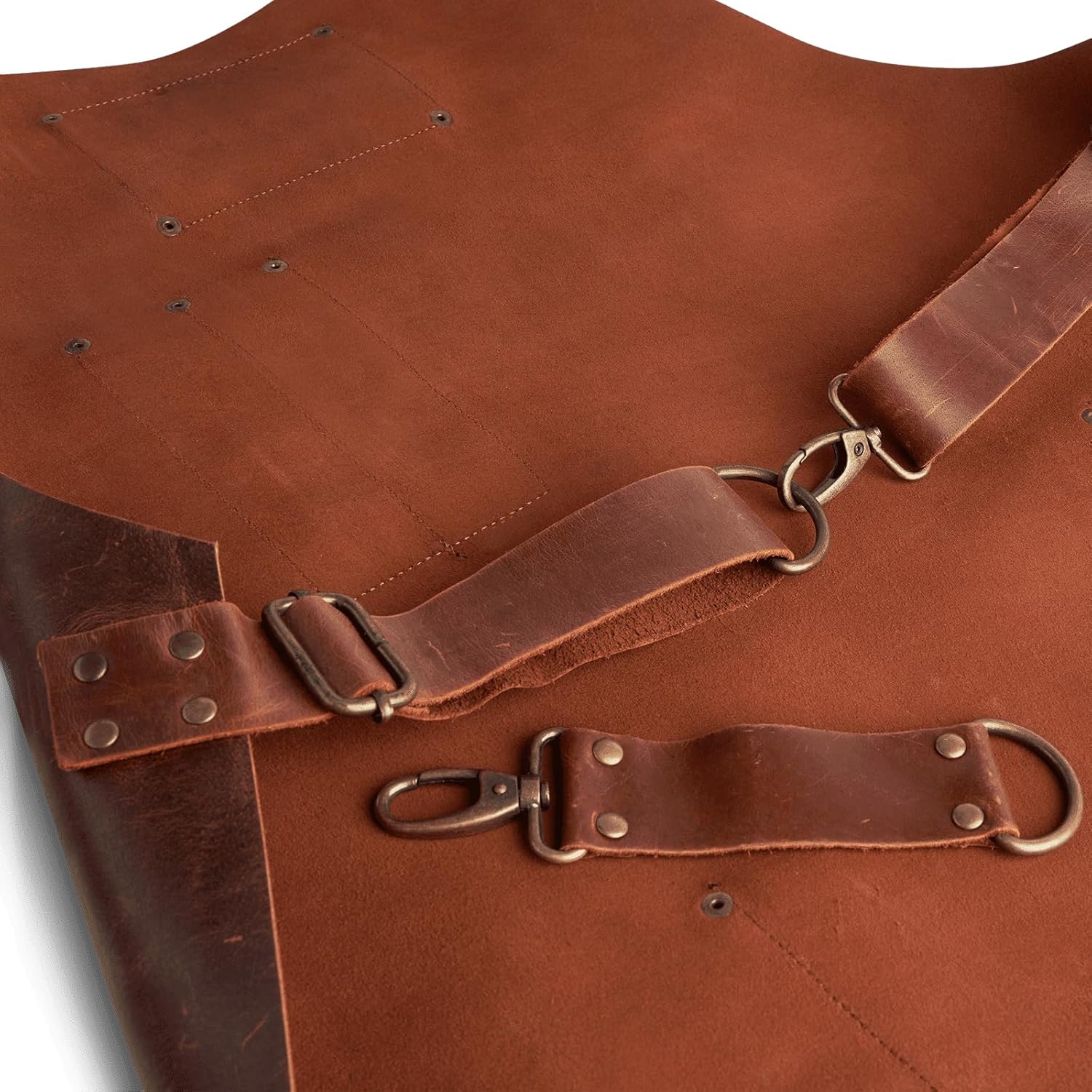 BURNHARD Grembiule da griglia in Pelle - immagine 4