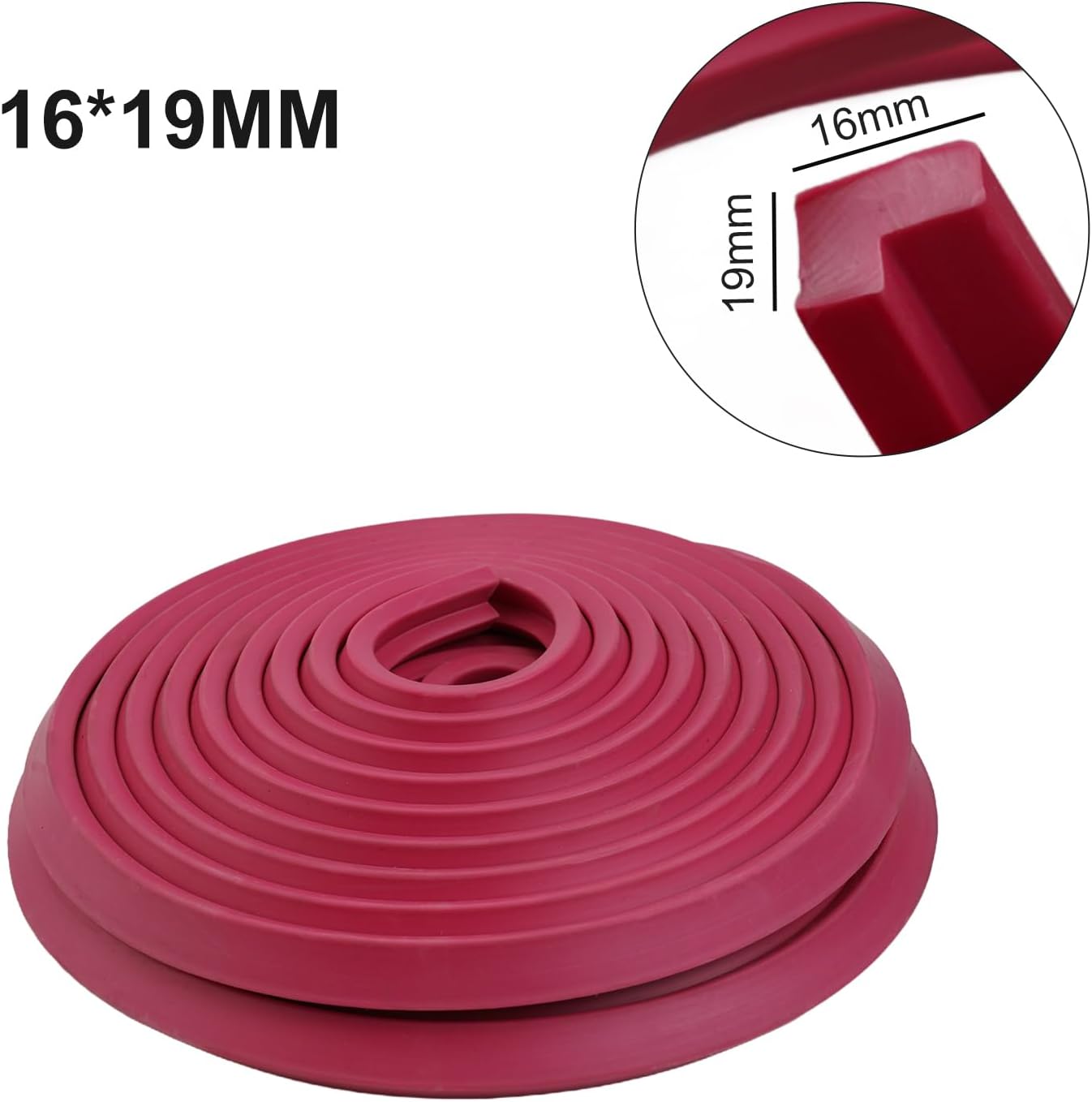 Paraurti per Tavolo da Biliardo in TPR Rosso 10m - immagine 4