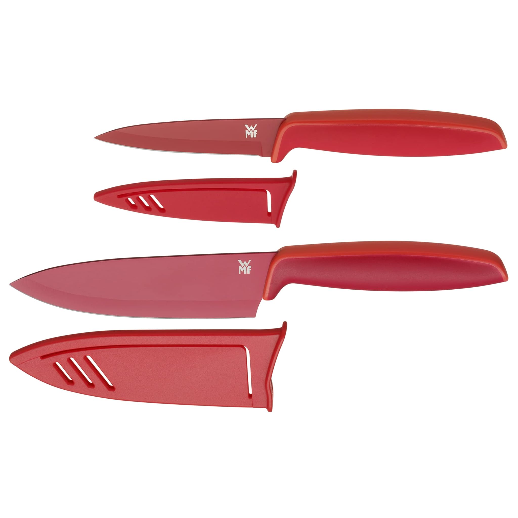 WMF 1879085100 Touch Set di 2 Coltelli, Rosso