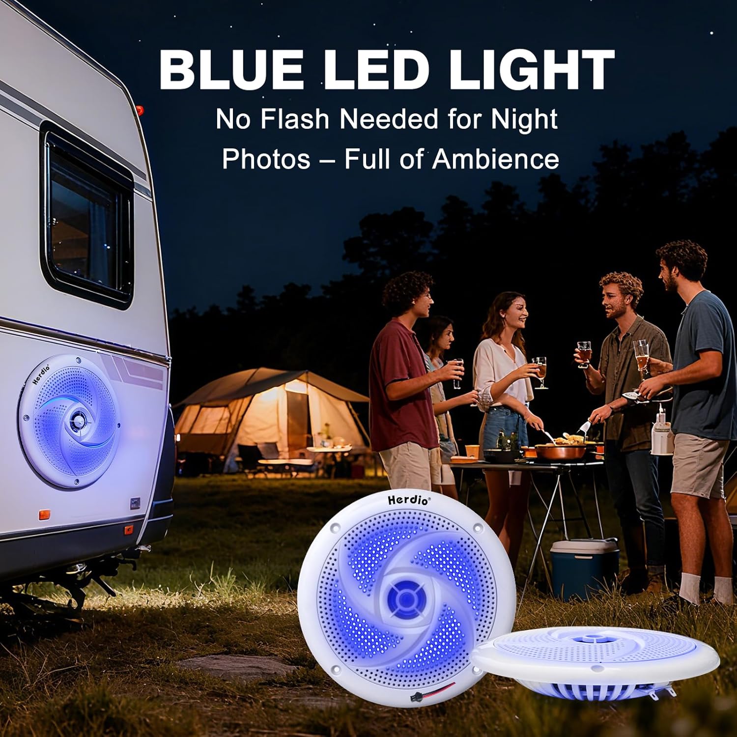 Herdio Altoparlanti Marini Impermeabili 6.5 pollici - immagine 5