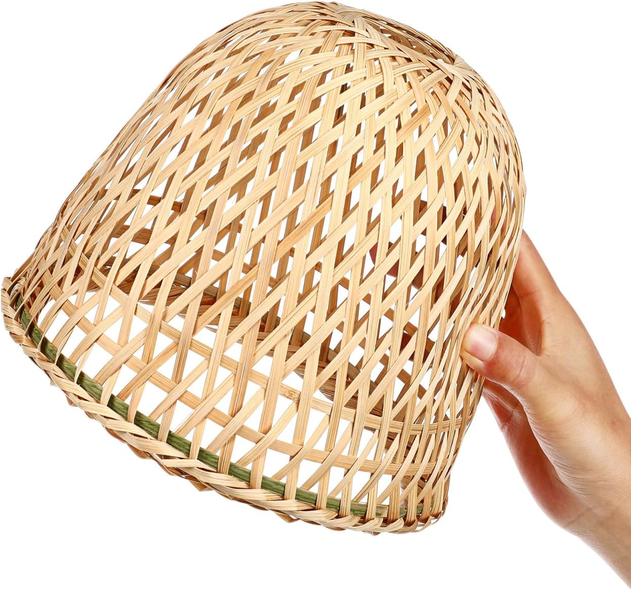 Paralume in Bambù Stile Rustico (2 Pezzi) - immagine 6