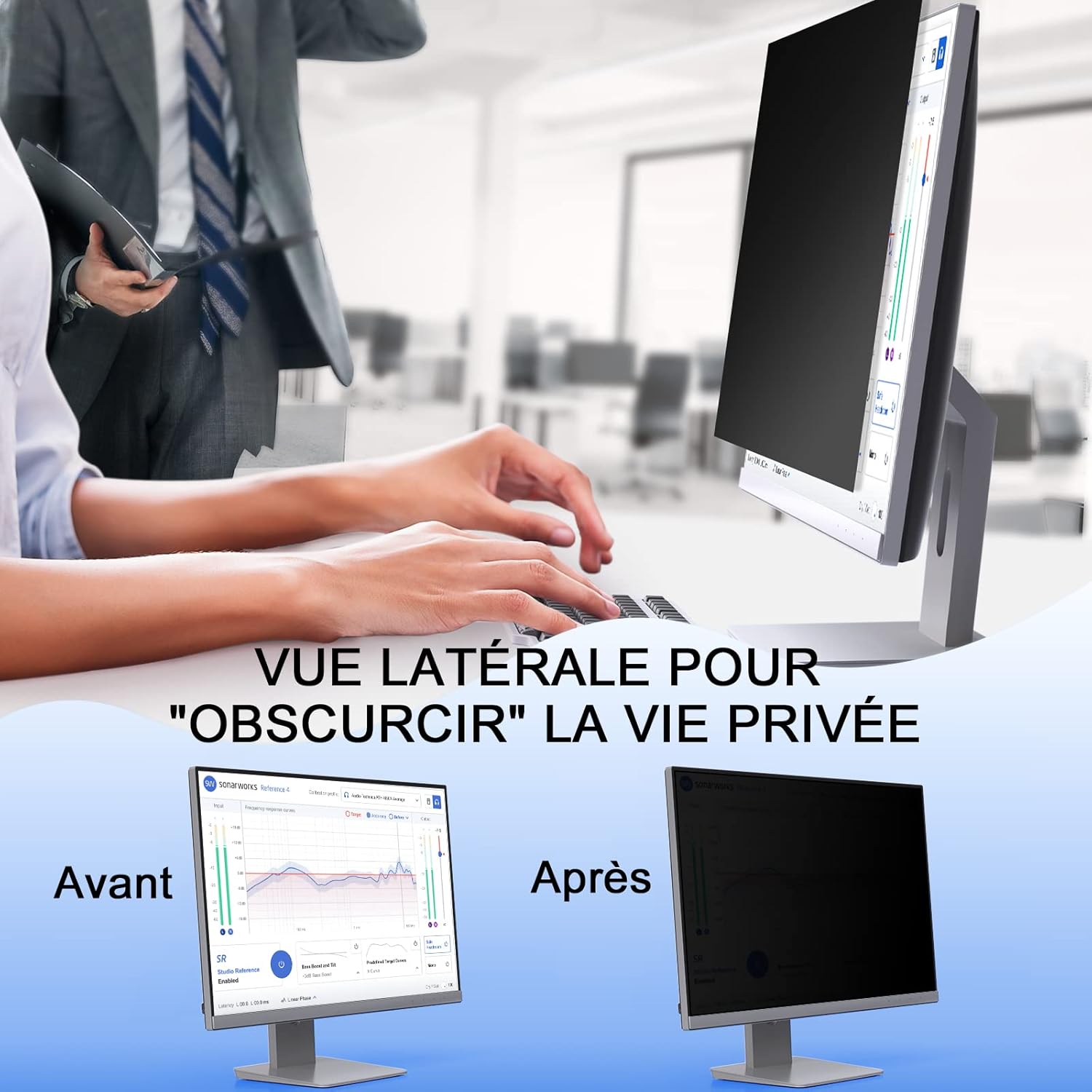 Mamol Filtro Privacy 32 Pollici per Laptop 16:9 - immagine 2