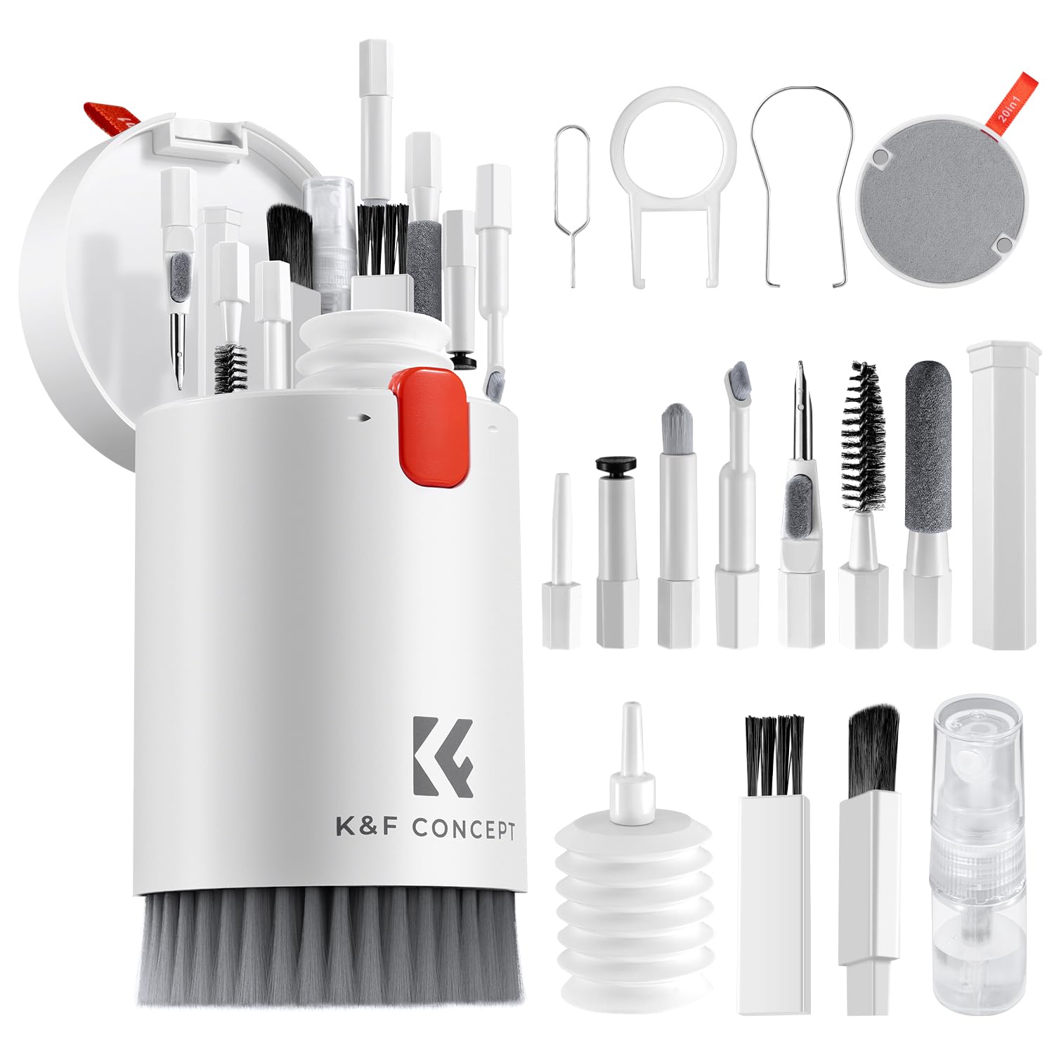 K&f Concept 20 in 1 Kit Pulizia Elettronica Multifunzionale
