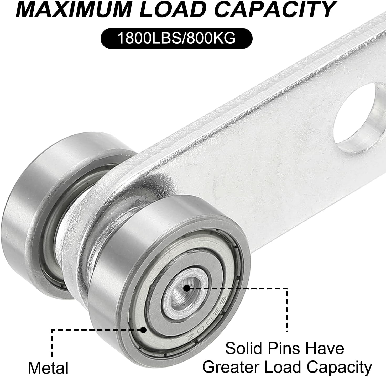 Quarkzman Carrello a Due Cuscinetti con 2 Ruote (10 pz) - immagine 4