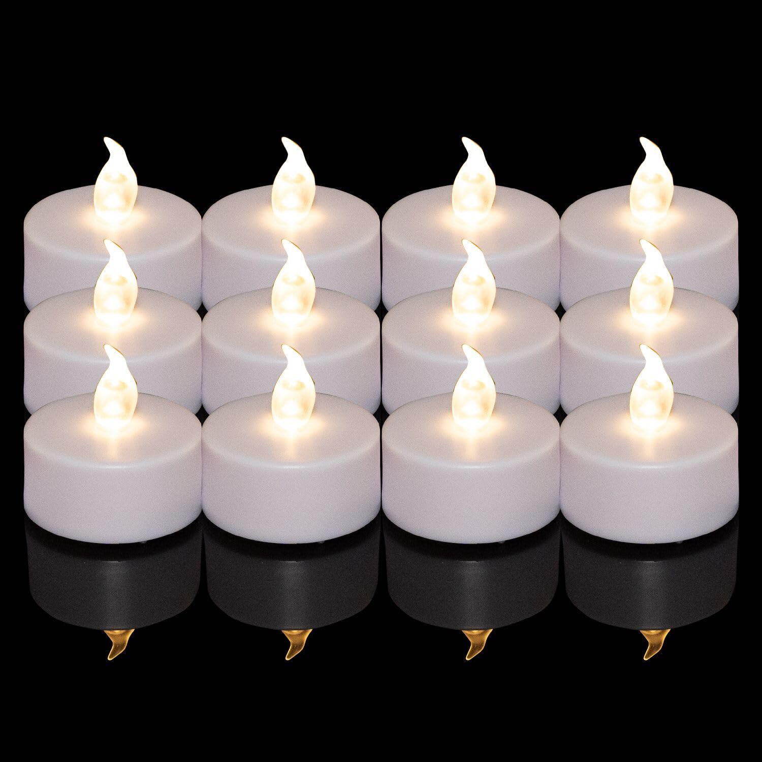 150 Candele LED Tealight Senza Fiamma 300h