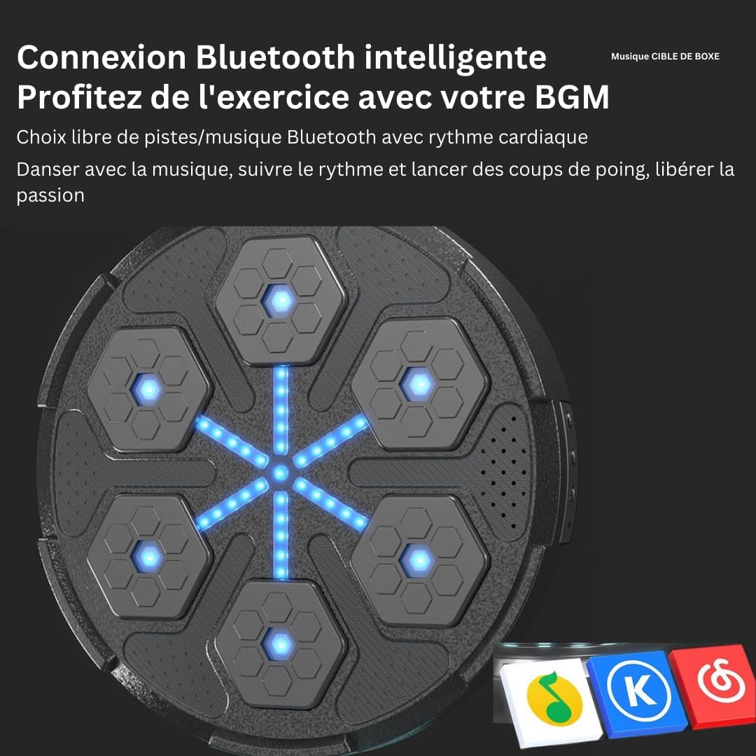 Macchina da Boxe Musicale LED Bluetooth 2000mAh - immagine 5