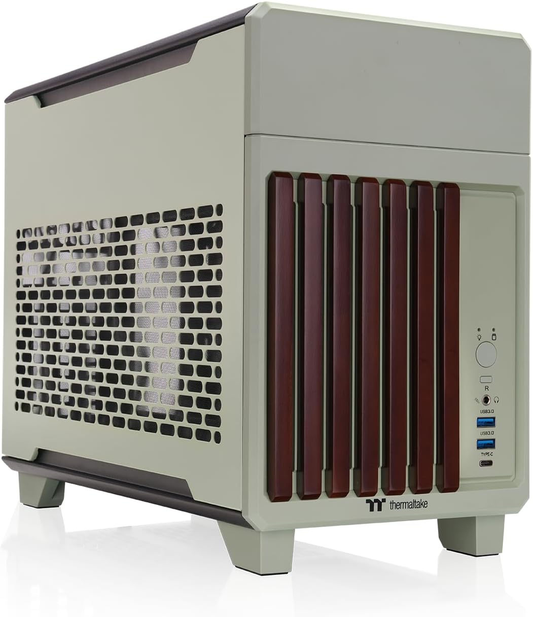 Thermaltake TR100 WS | Mini Tower | Super Compact | Matcha Green - immagine 1