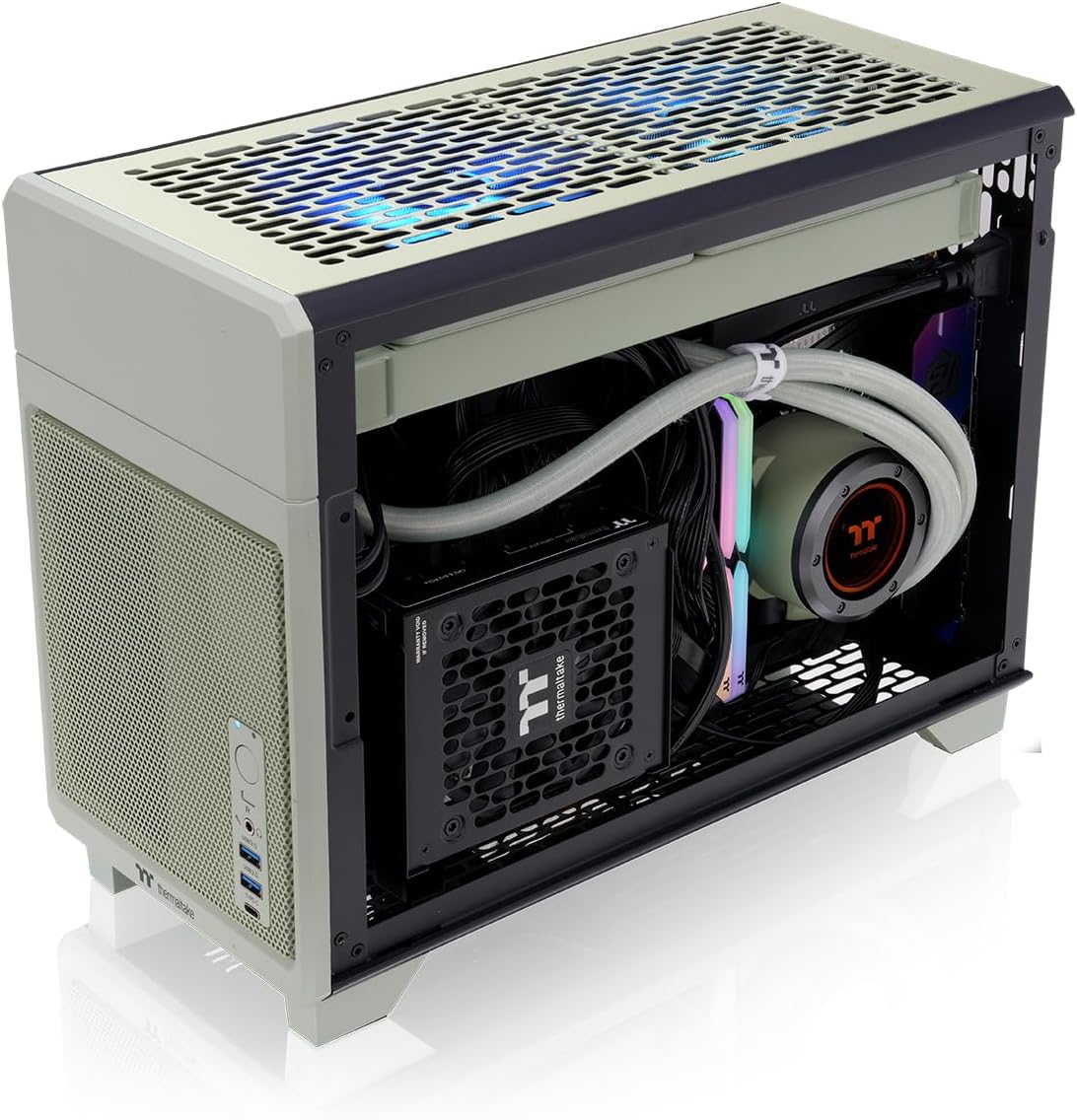 Thermaltake TR100 WS | Mini Tower | Super Compact | Matcha Green - immagine 5