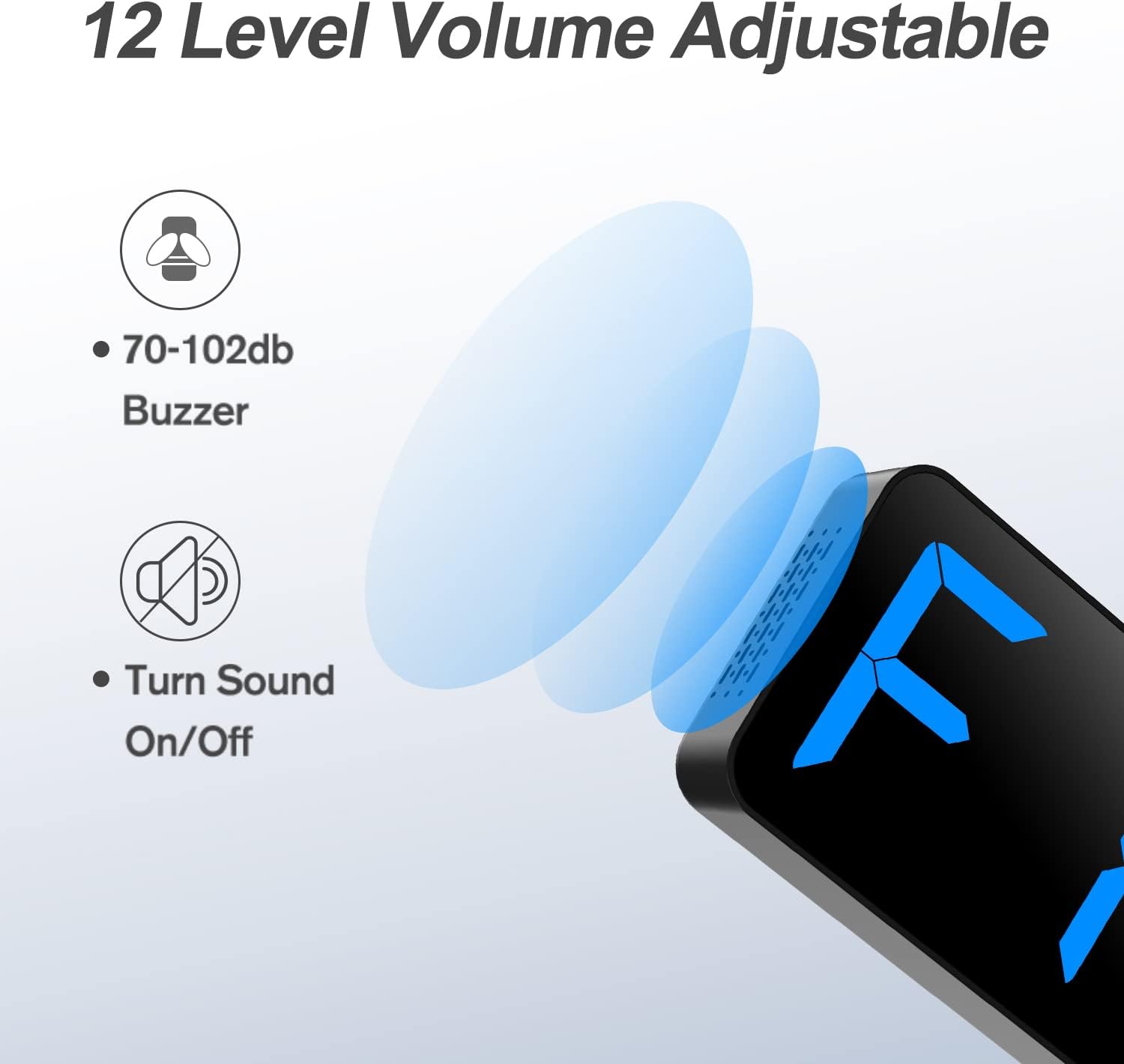 Palestra Timer 15'' Orologio Digitale LED con Telecomando - immagine 4